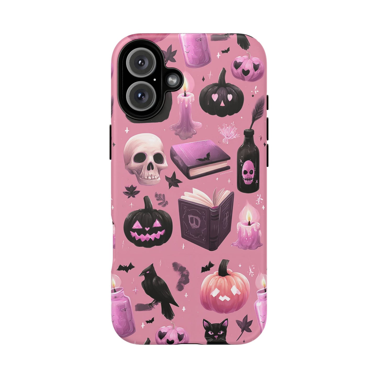 Spooky Phone Case - Halloween Design, Cute Costume Accessory, Fall Decor, Gift for Cat Lovers, Witchy Vibes, Trick or Treat