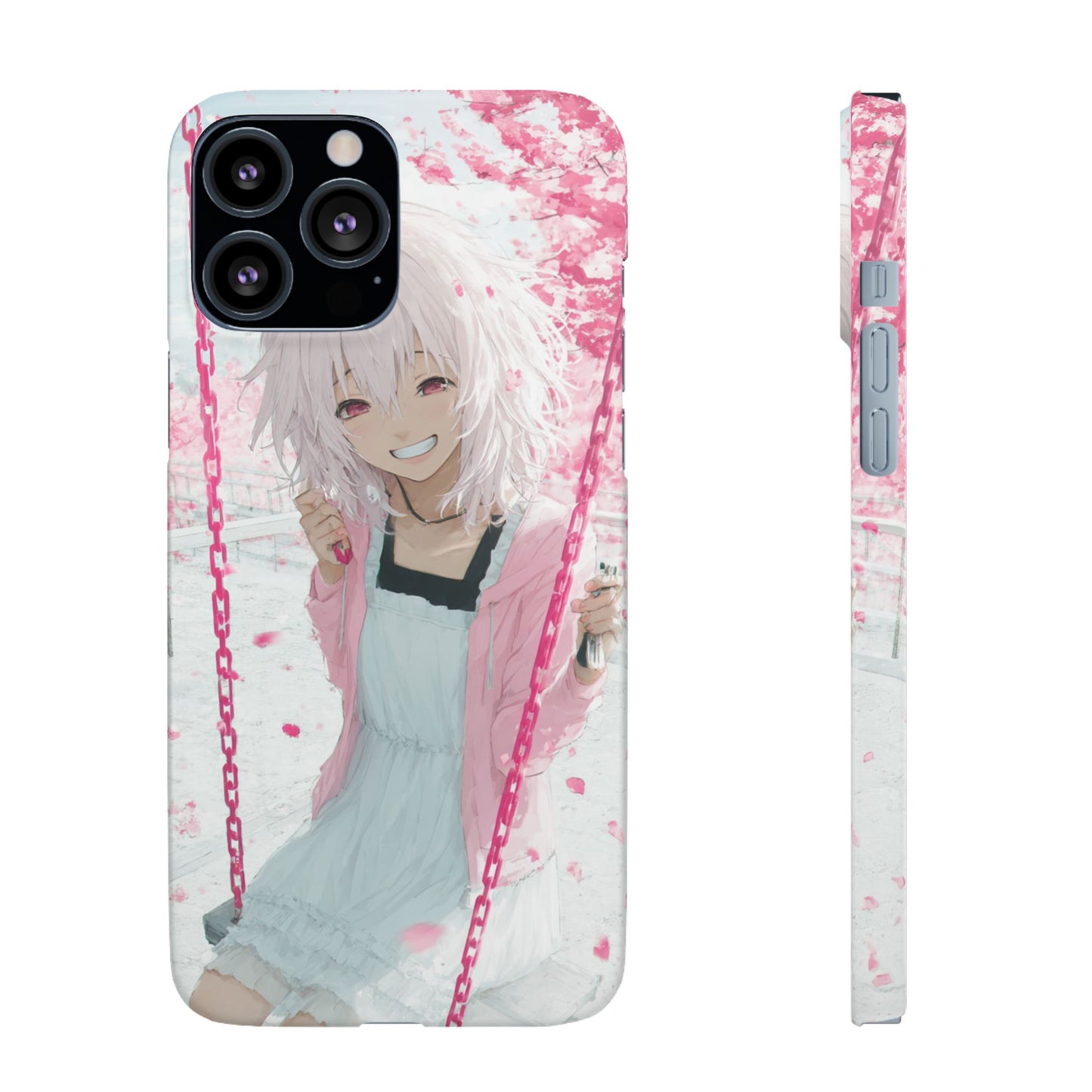 Anime Character Snap Cases for Phone, Cute Aesthetic Phone Cover, Gifts for Otaku, Floral Design, Unique Phone Cases