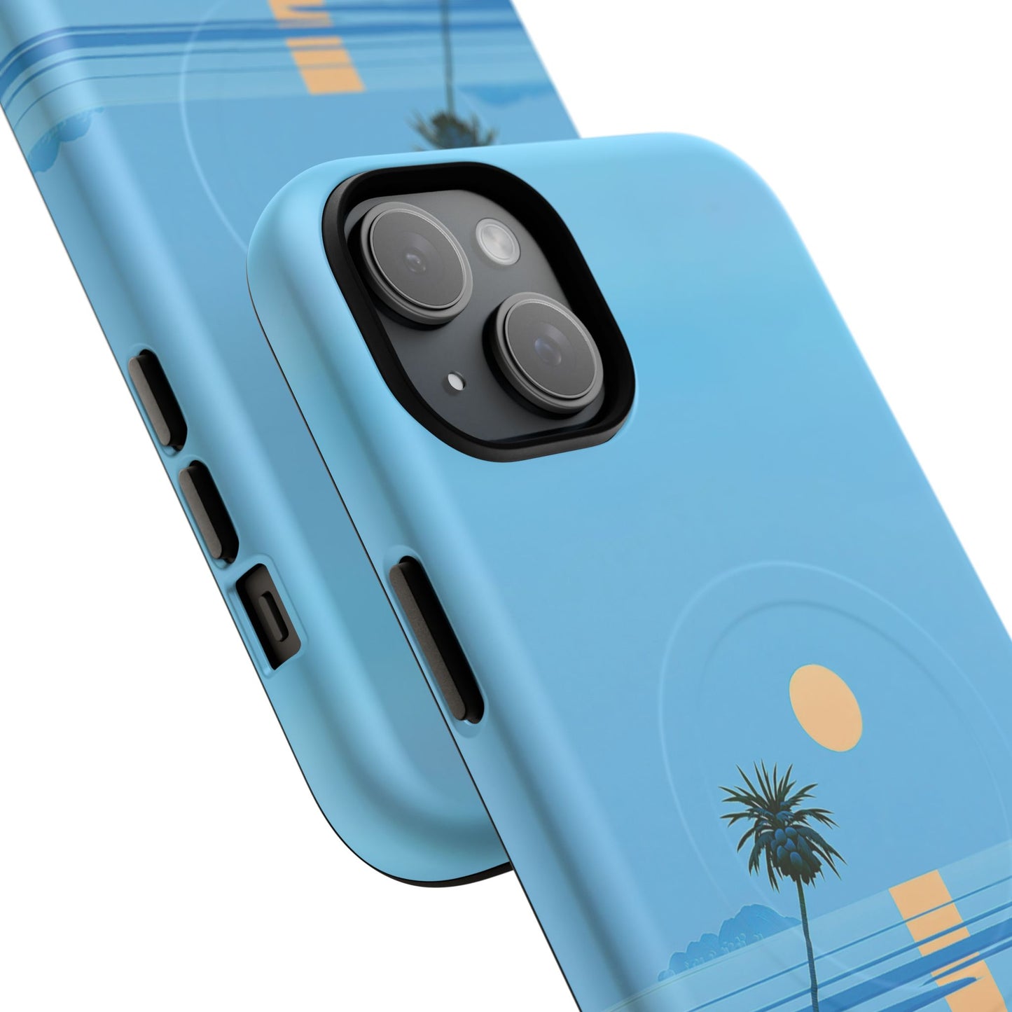 Tough Magnetic Case — Minimal Sunset Palm Phone Cover