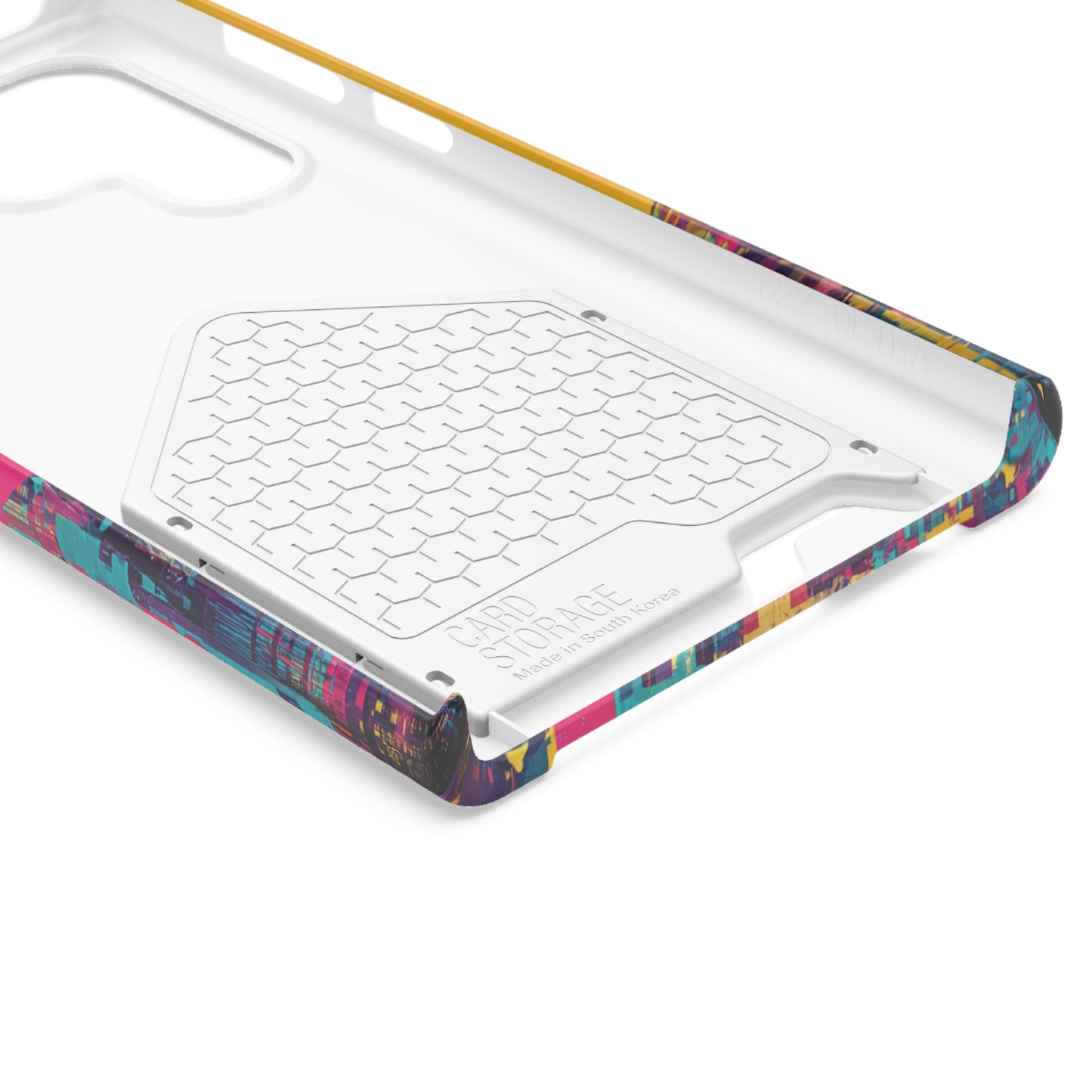 Vibrant Phone Case With Card Holder - Retro Style, Hip Hop Lover's Accessory, Colorful Gift, Music Enthusiast Essential, Unique Phone [...]