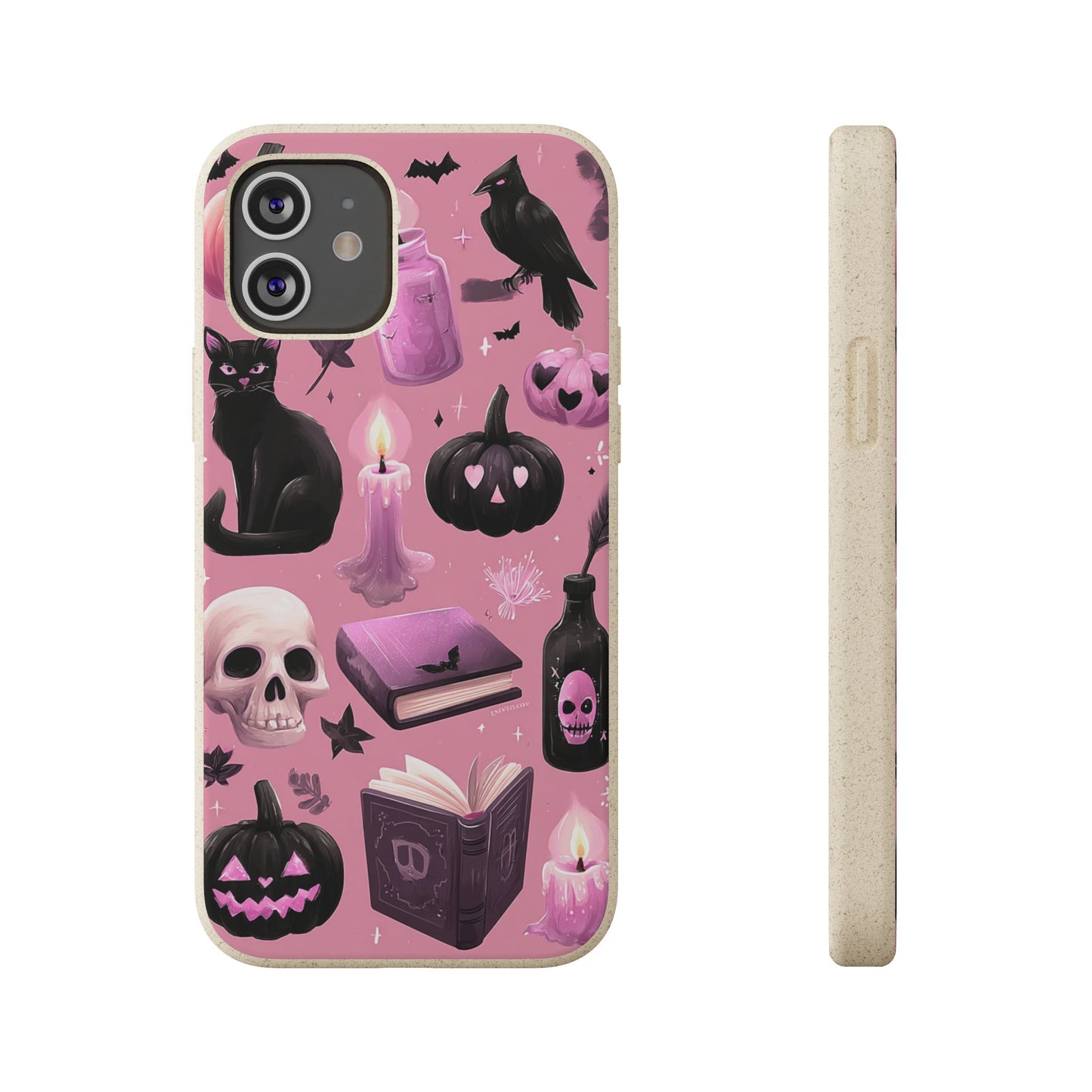 Halloween-Inspired Biodegradable Phone Case, Eco-Friendly Cell Phone Cover, Cute Goth Aesthetic Gift, Sustainable Halloween Decor, [...]