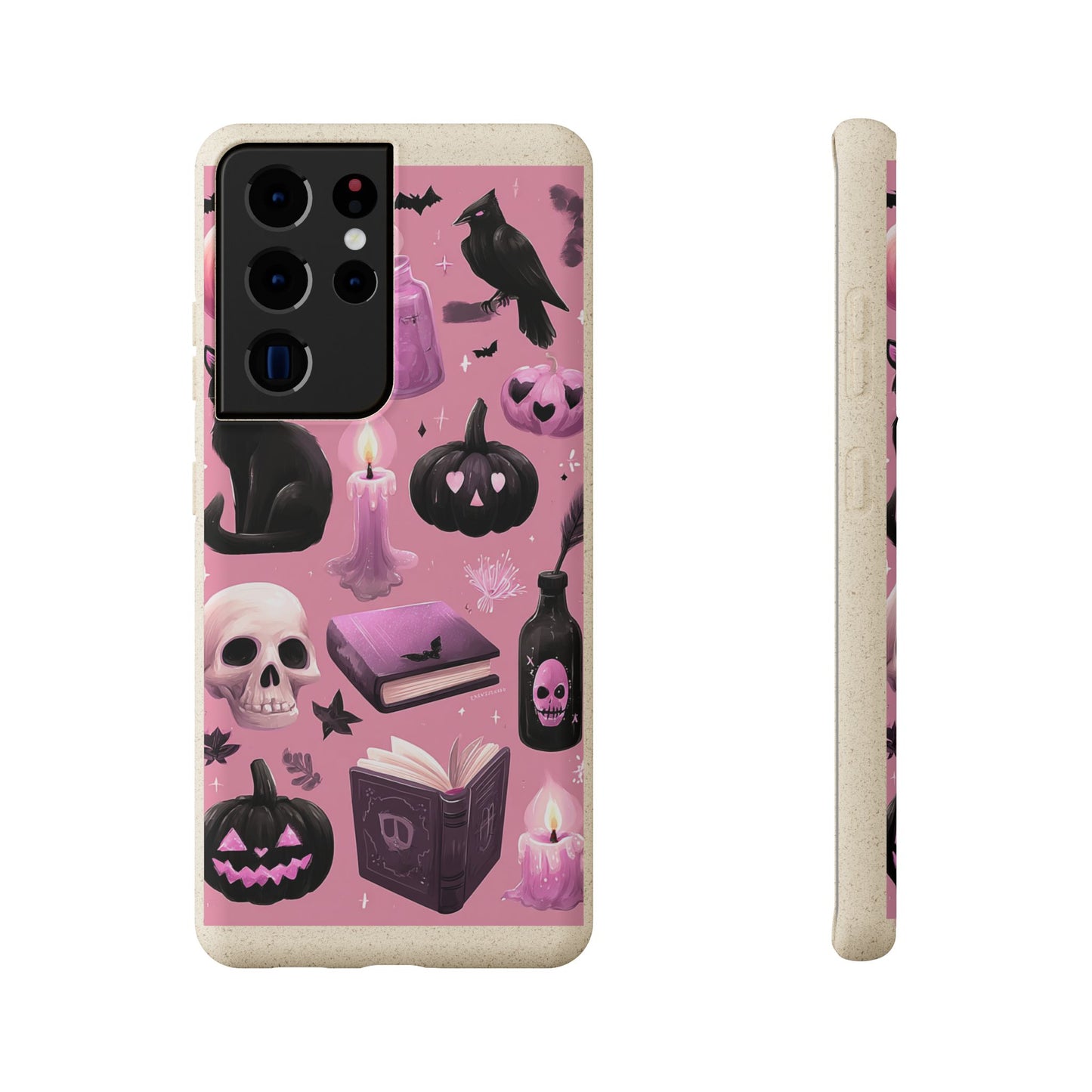 Halloween-Inspired Biodegradable Phone Case, Eco-Friendly Cell Phone Cover, Cute Goth Aesthetic Gift, Sustainable Halloween Decor, [...]