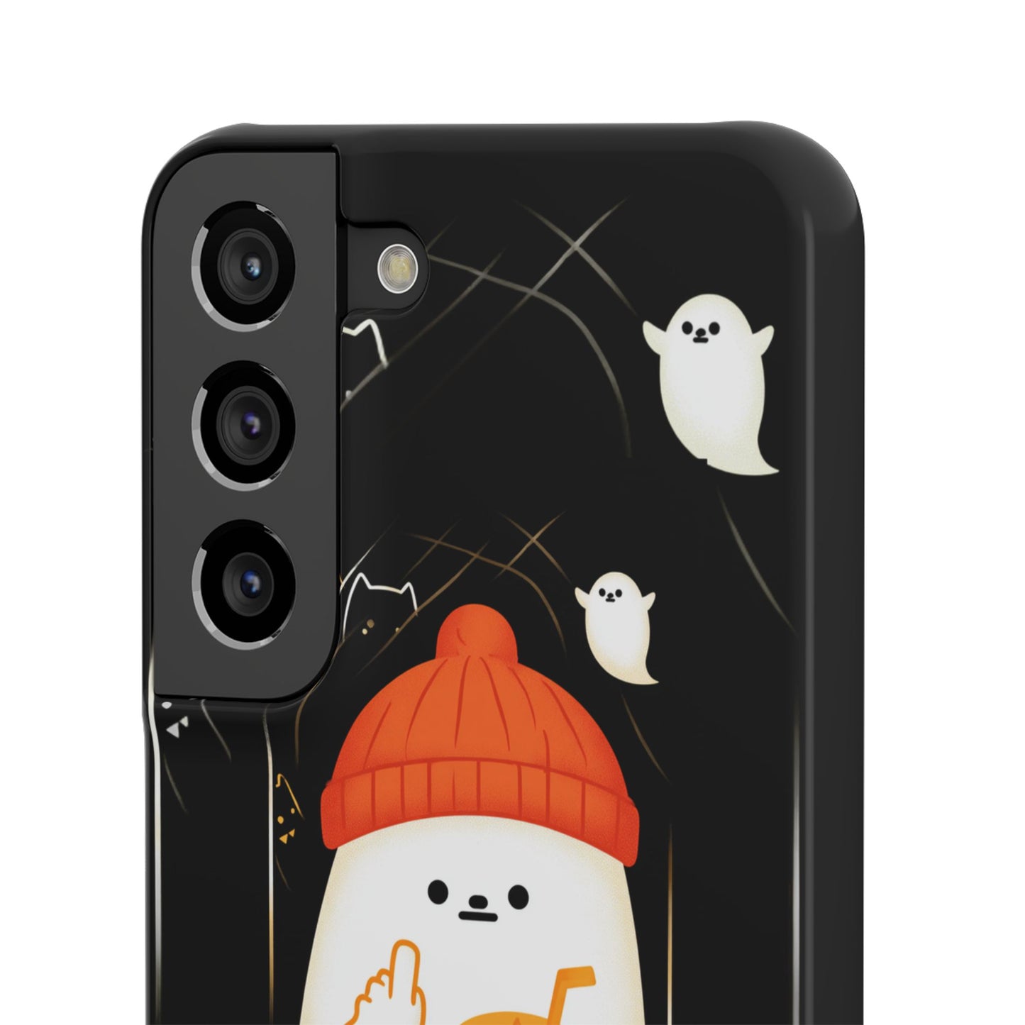Spook You Halloween Ghost Snap Case Kawaii Protective Phone Cover for iPhone and Samsung