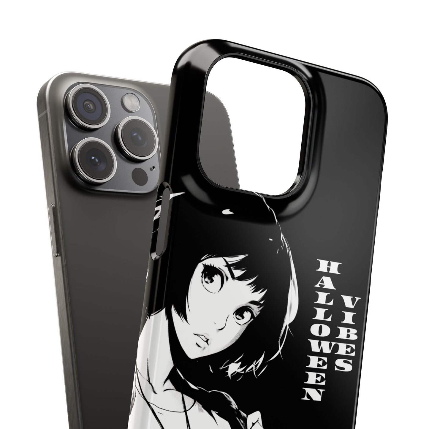 Halloween Vibes Snap Case Black and White Protective Phone Cover for iPhone and Samsung