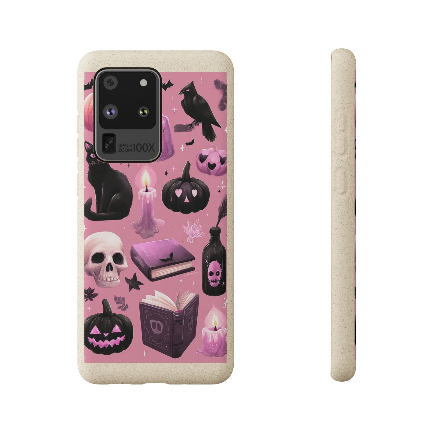 Halloween-Inspired Biodegradable Phone Case, Eco-Friendly Cell Phone Cover, Cute Goth Aesthetic Gift, Sustainable Halloween Decor, [...]