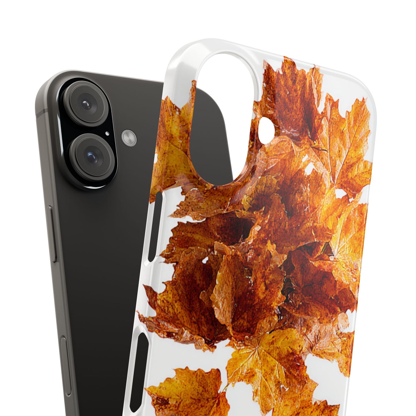Autumn Leaf Phone Case | Fall Snap Cases, Phone Accessories, Nature Lover Gift, Seasonal Decor, Cozy Fall Vibes