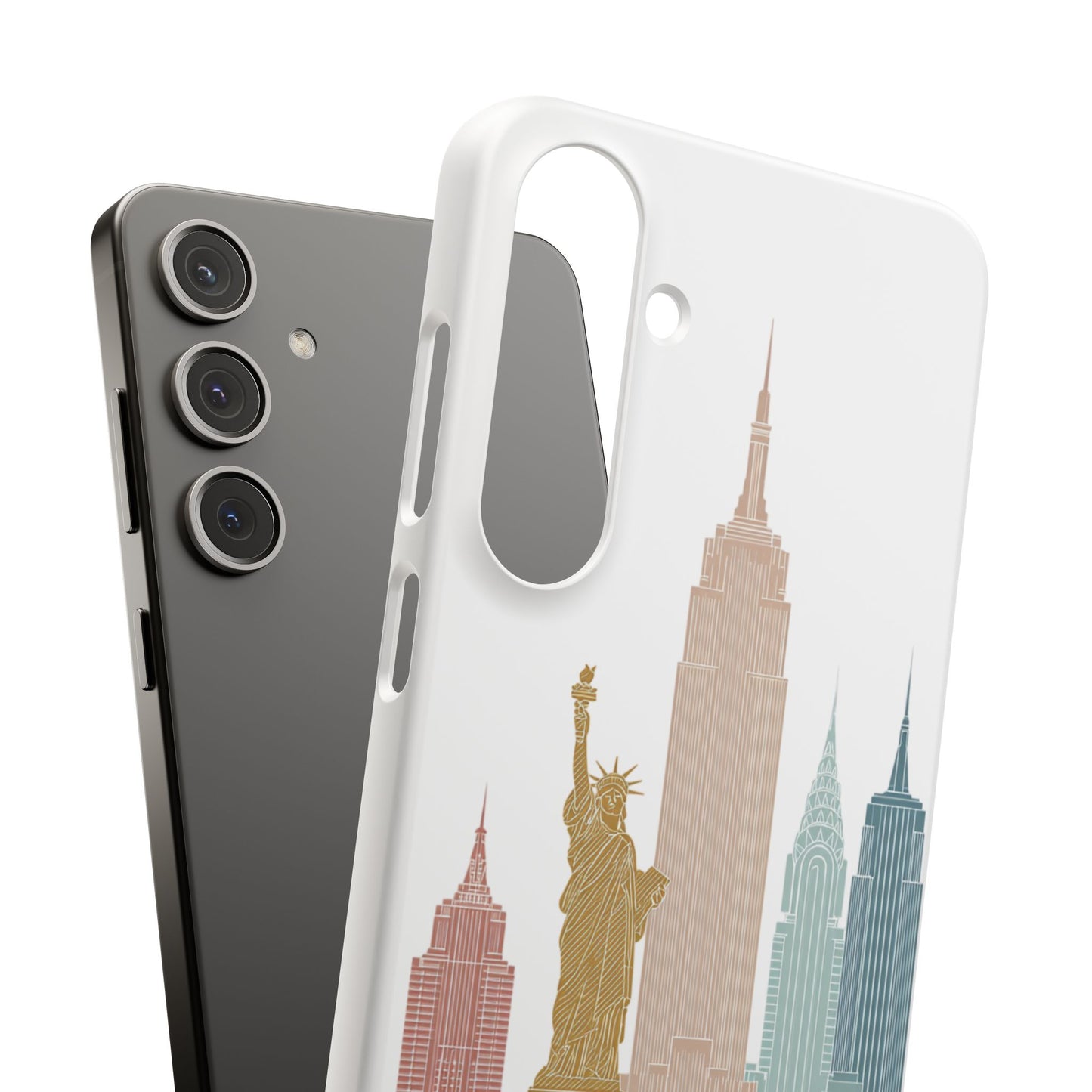 Stylish New York Snap Case, Urban Phone Cover, Cityscape Phone Case, Gift for Travelers, Trendy Protective Case