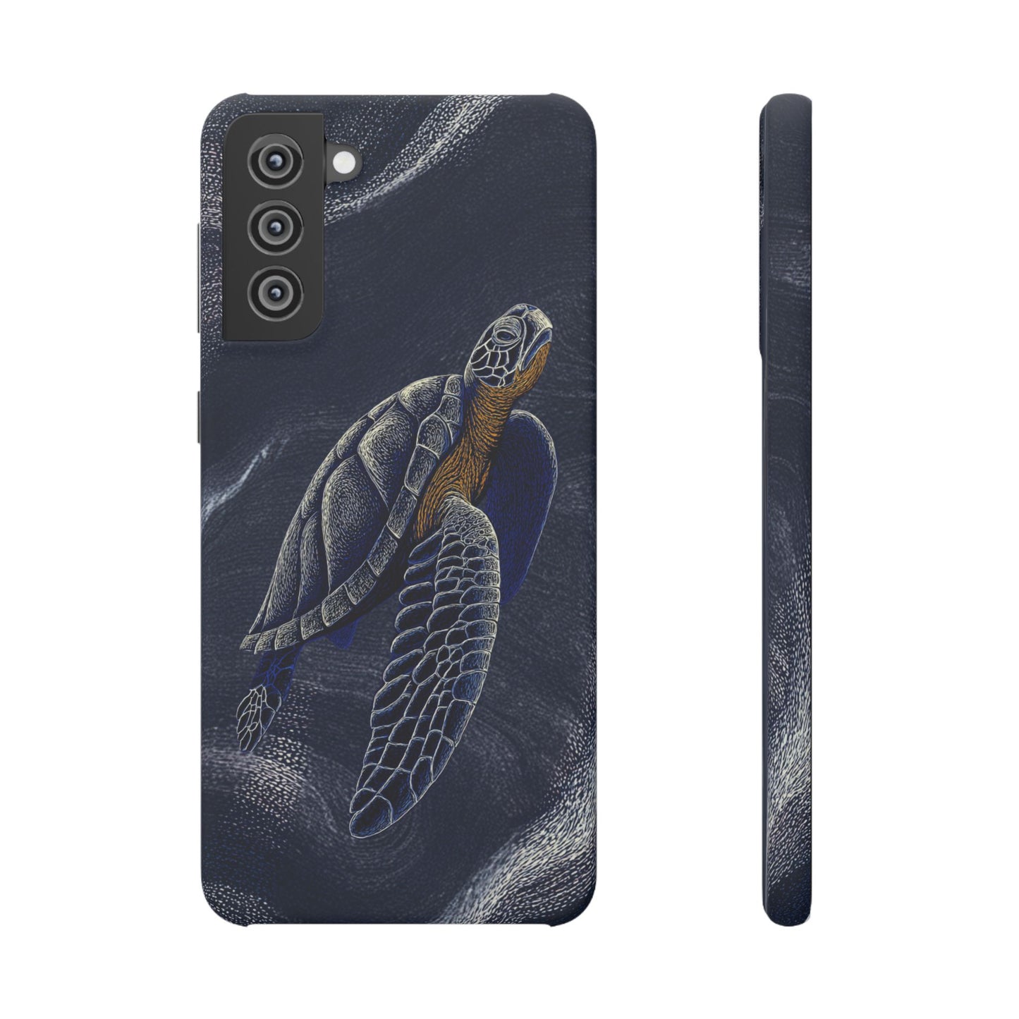 Marine Turtle Snap Case for Nature Lovers Phone Covers For Iphones and Samsungs Customization