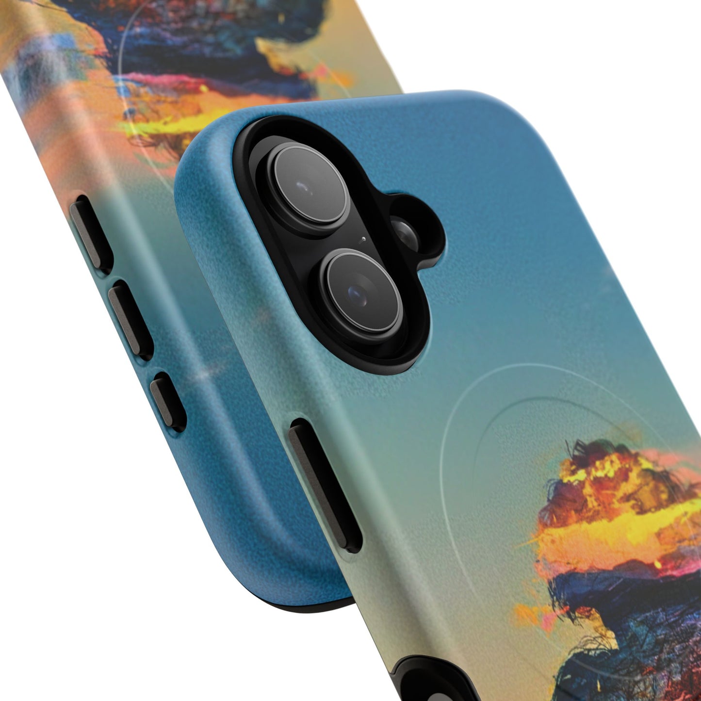 Abstract Sunset Silhouette Tough Magnetic Phone Case