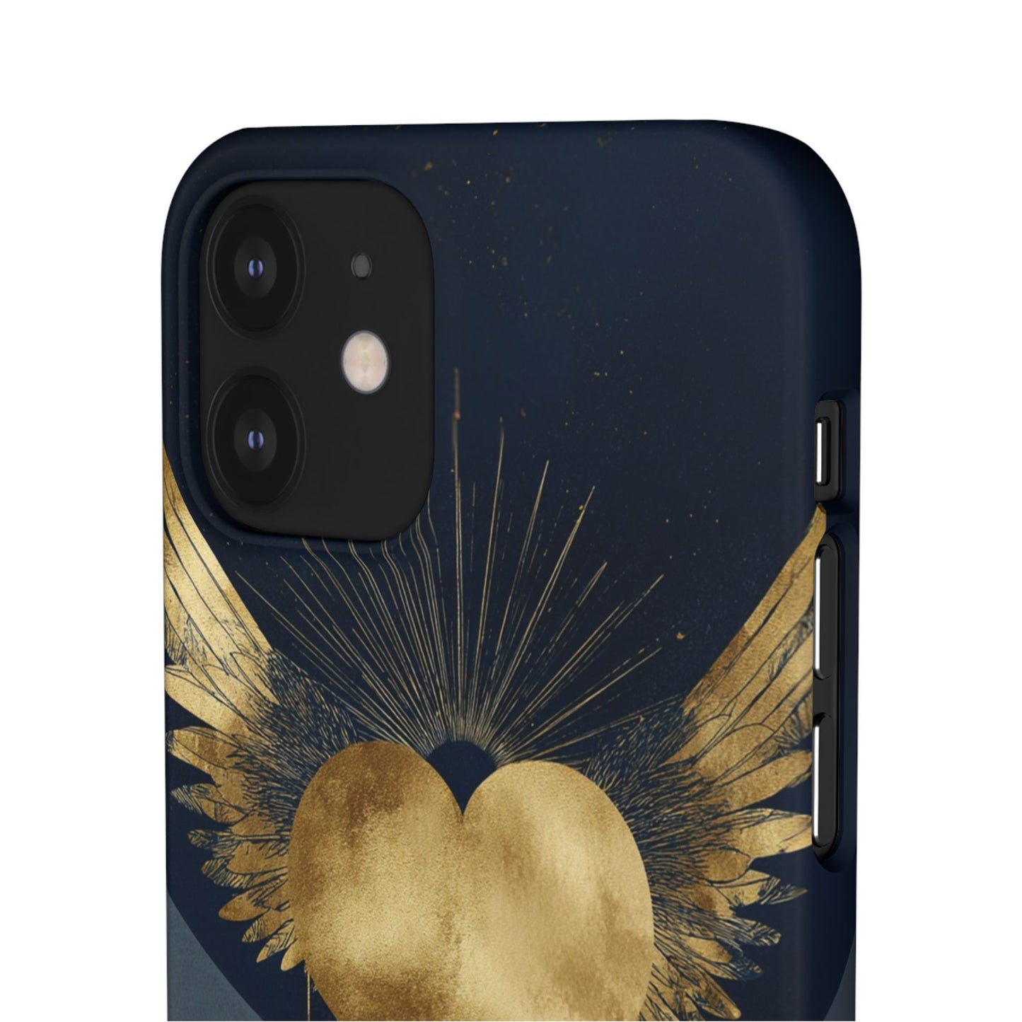 Heart Wing Snap Case, Elegant Phone Cover, Unique Gift, Artistic Accessory, Protective Case for Love and Romance