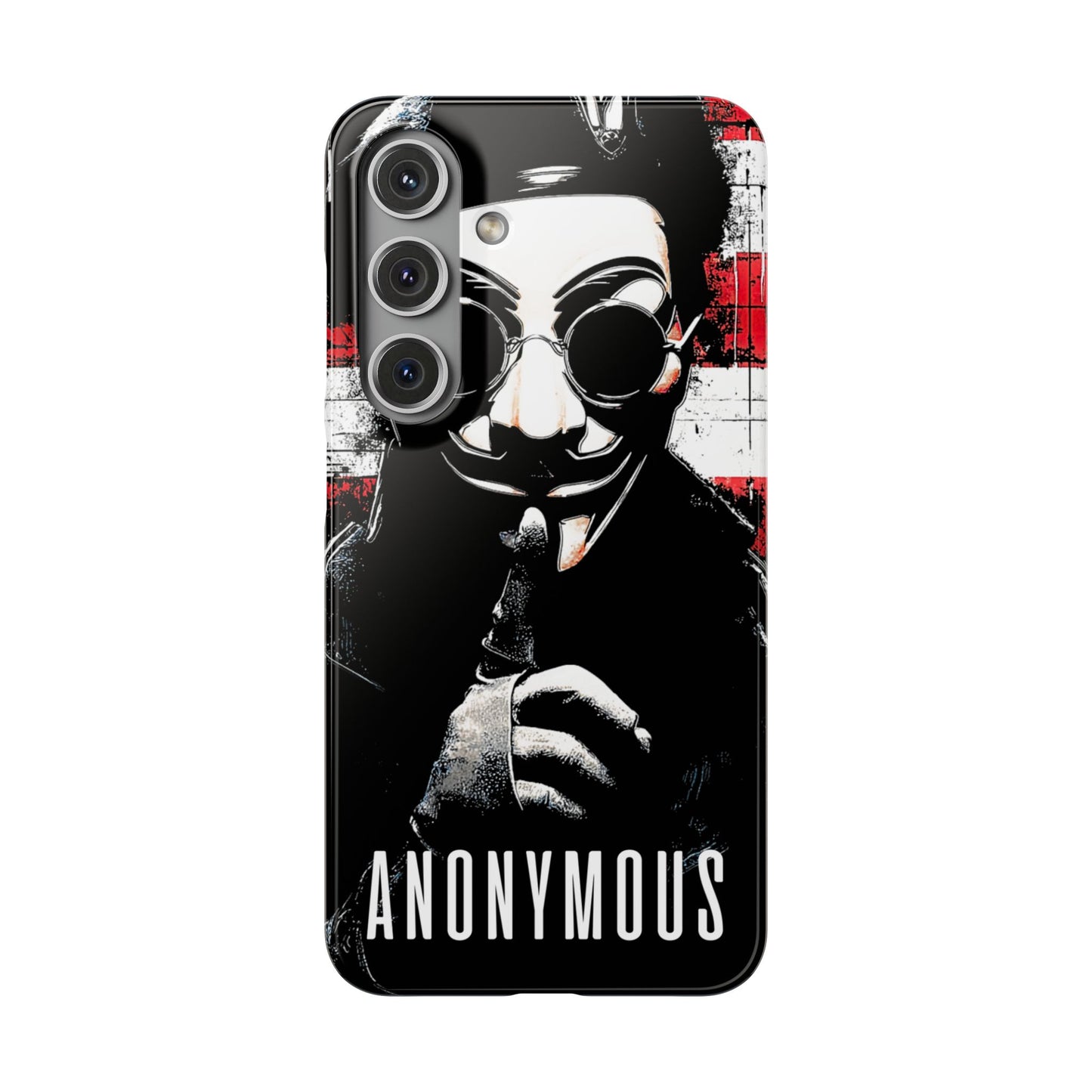 Anonimous & Guy Fawkes Art Snap Case and Protective Phone Cover For iPhone and Samsung