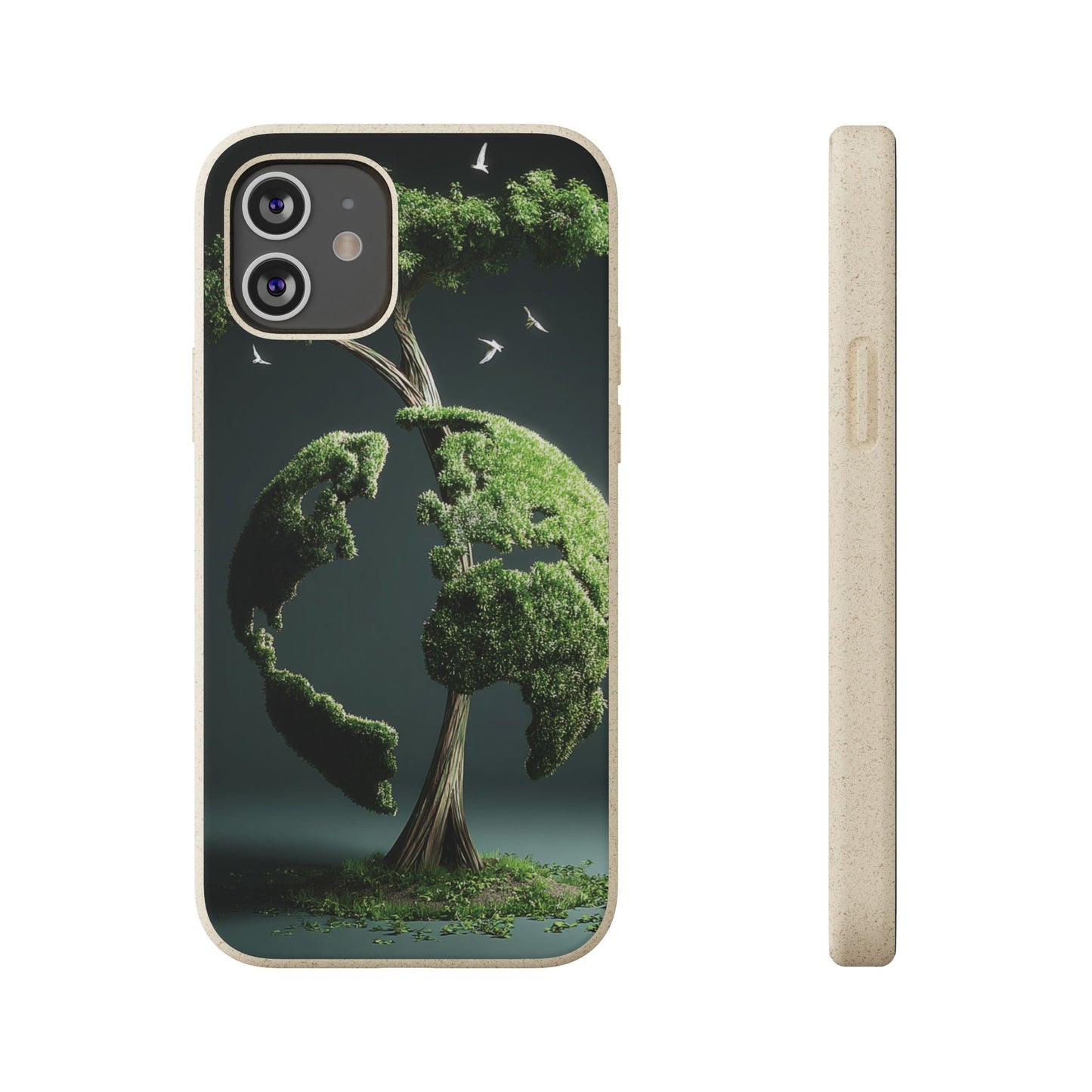 Eco-Friendly Phone Case with Nature Design, Sustainable iPhone Cover, Biodegradable Cellphone Accessories, Green Earth Gift, Earth Day [...]