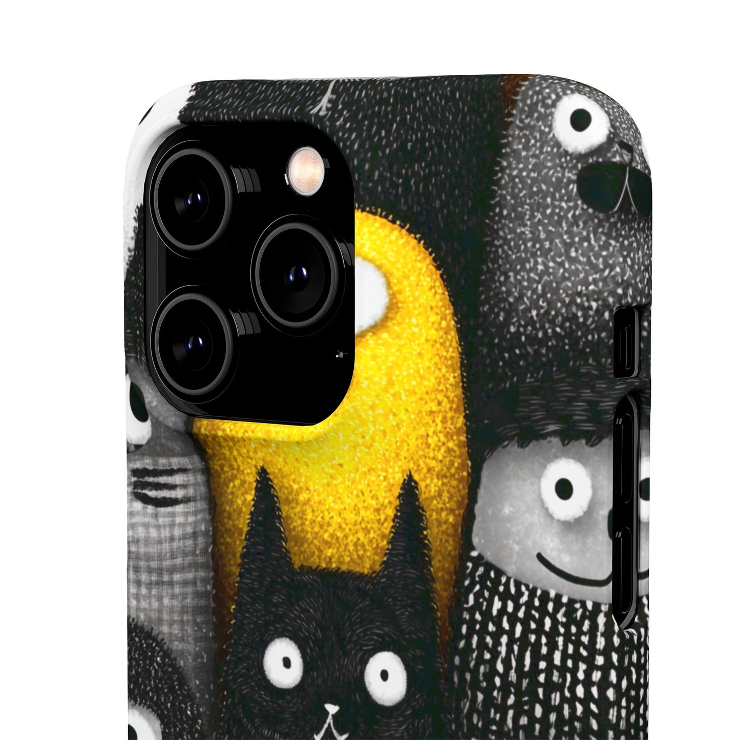 Colorful Character Snap Cases, Cute Phone Cover, Unique Gift for Kids, Fun Accessory, Perfect for Birthdays, Holidays