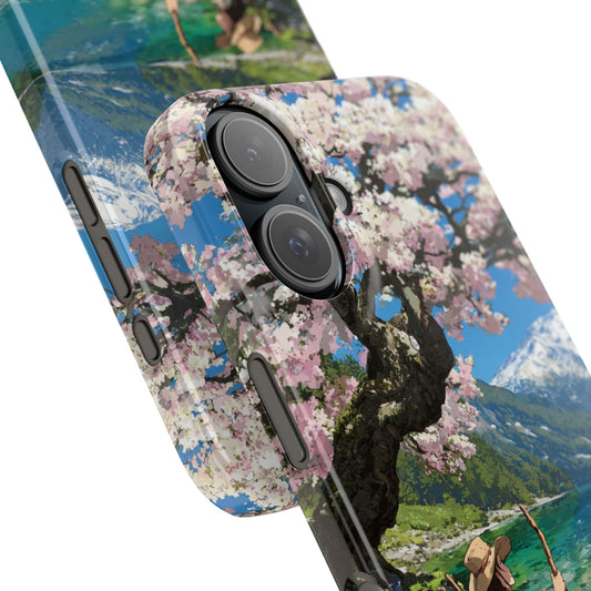 Nature-Inspired Snap Cases for Phone Protection, Floral Phone Covers, Cherry Blossom Aesthetic, Gifts for Nature Lovers, Spring Accessories