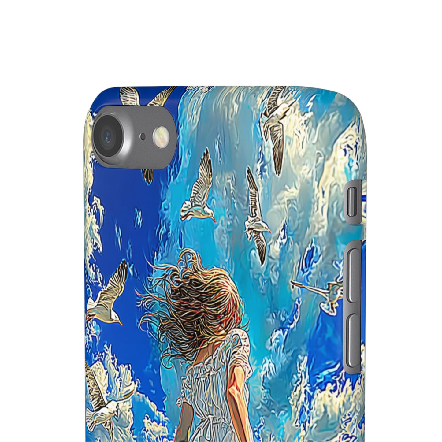 Dreamy Seaside Snap Case, Ocean Waves Phone Cover, Summer Vibe Gift, Cute Aesthetic Accessory, Beach Lover Case