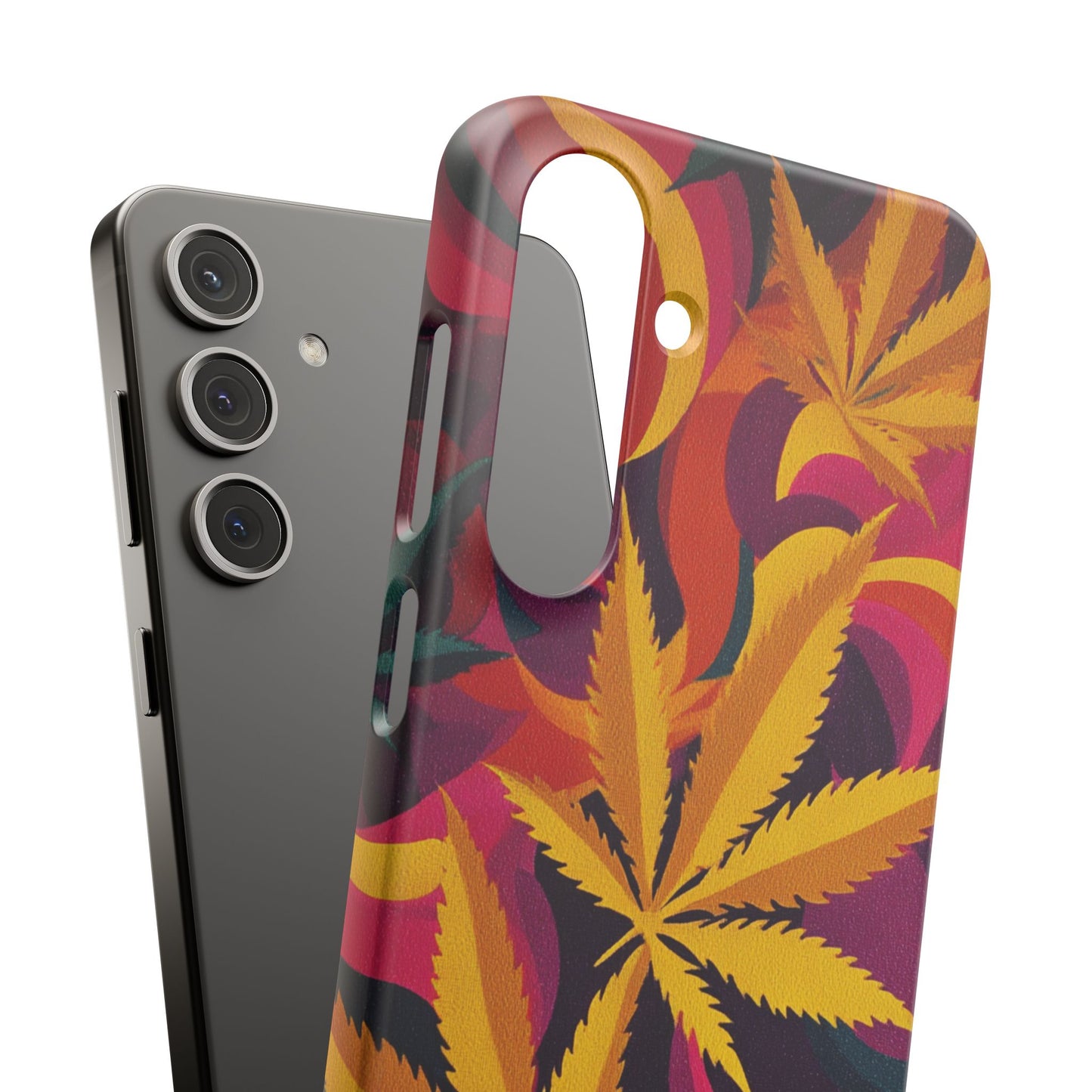 Autumn Vibe Cannabis Snap Case for IPhones and Samsungs Custom