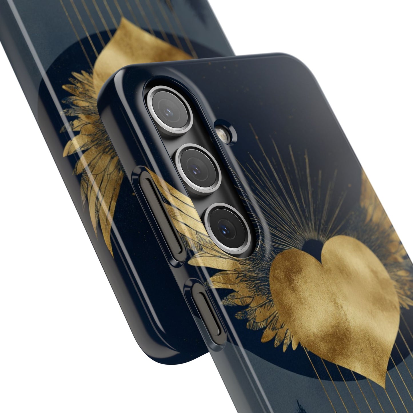 Heart Wing Snap Case, Elegant Phone Cover, Unique Gift, Artistic Accessory, Protective Case for Love and Romance