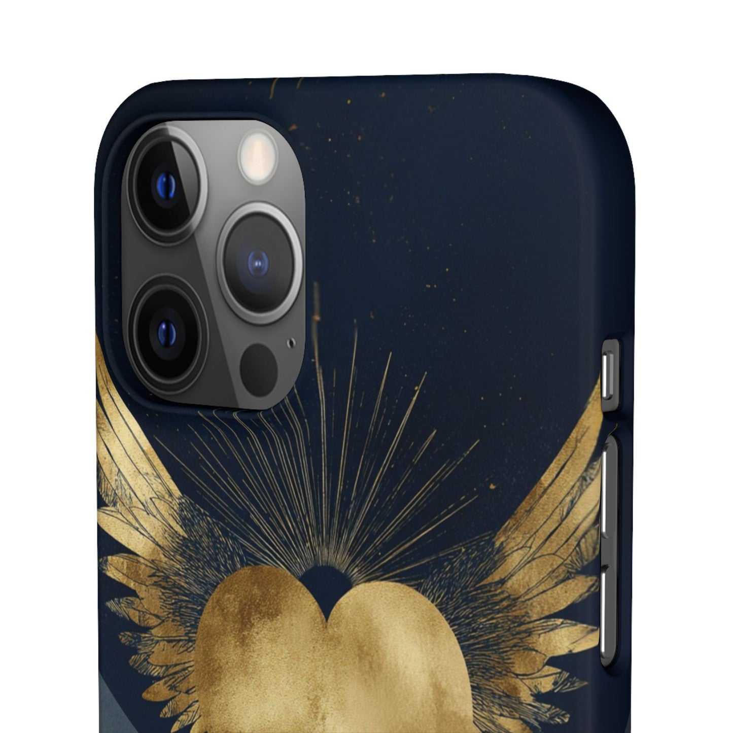 Heart Wing Snap Case, Elegant Phone Cover, Unique Gift, Artistic Accessory, Protective Case for Love and Romance