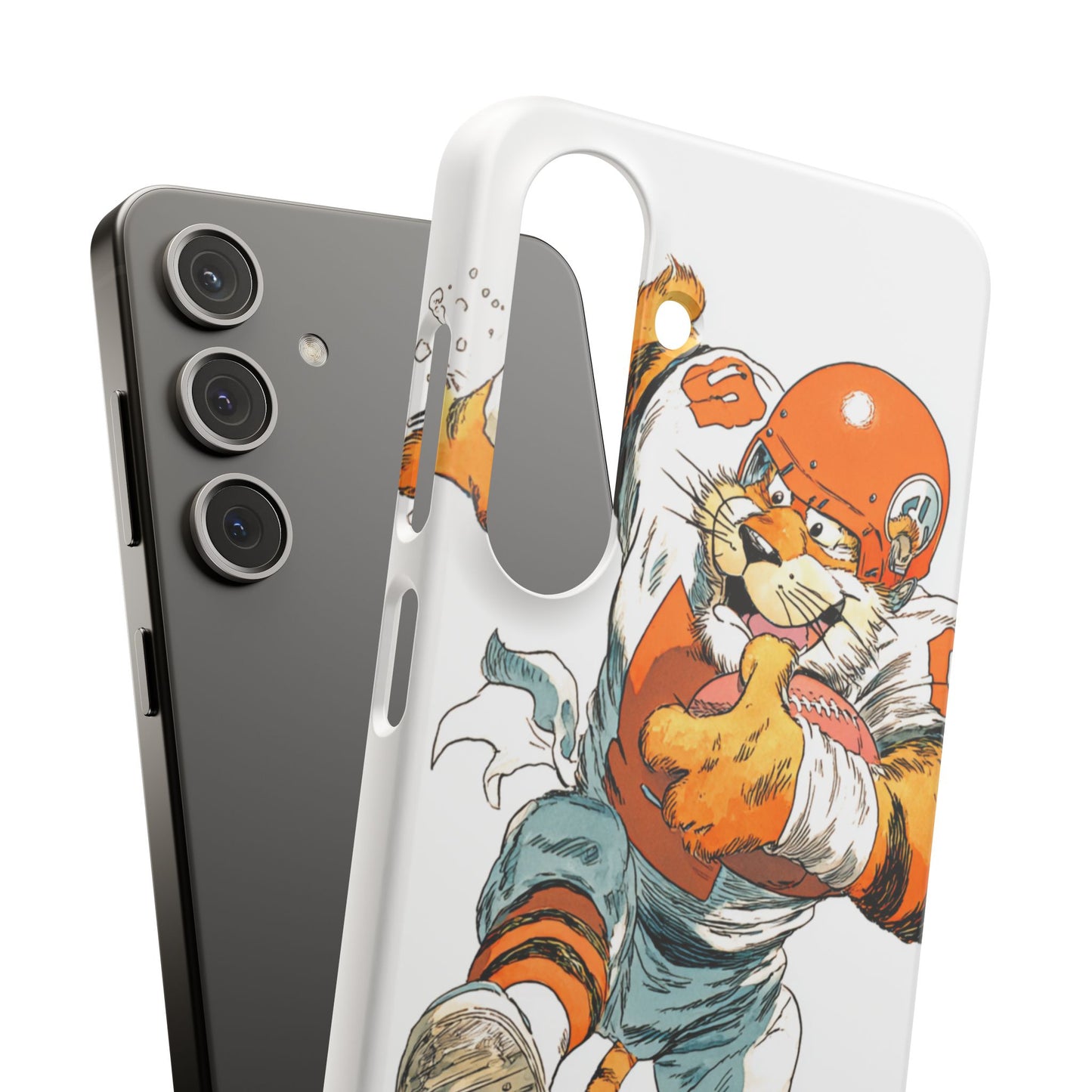 Cincinnati Bengals Snap Cases, Football Fans Phone Case, Tiger Cartoon Art Design, Football Lover Gift, Protective Phone Cover