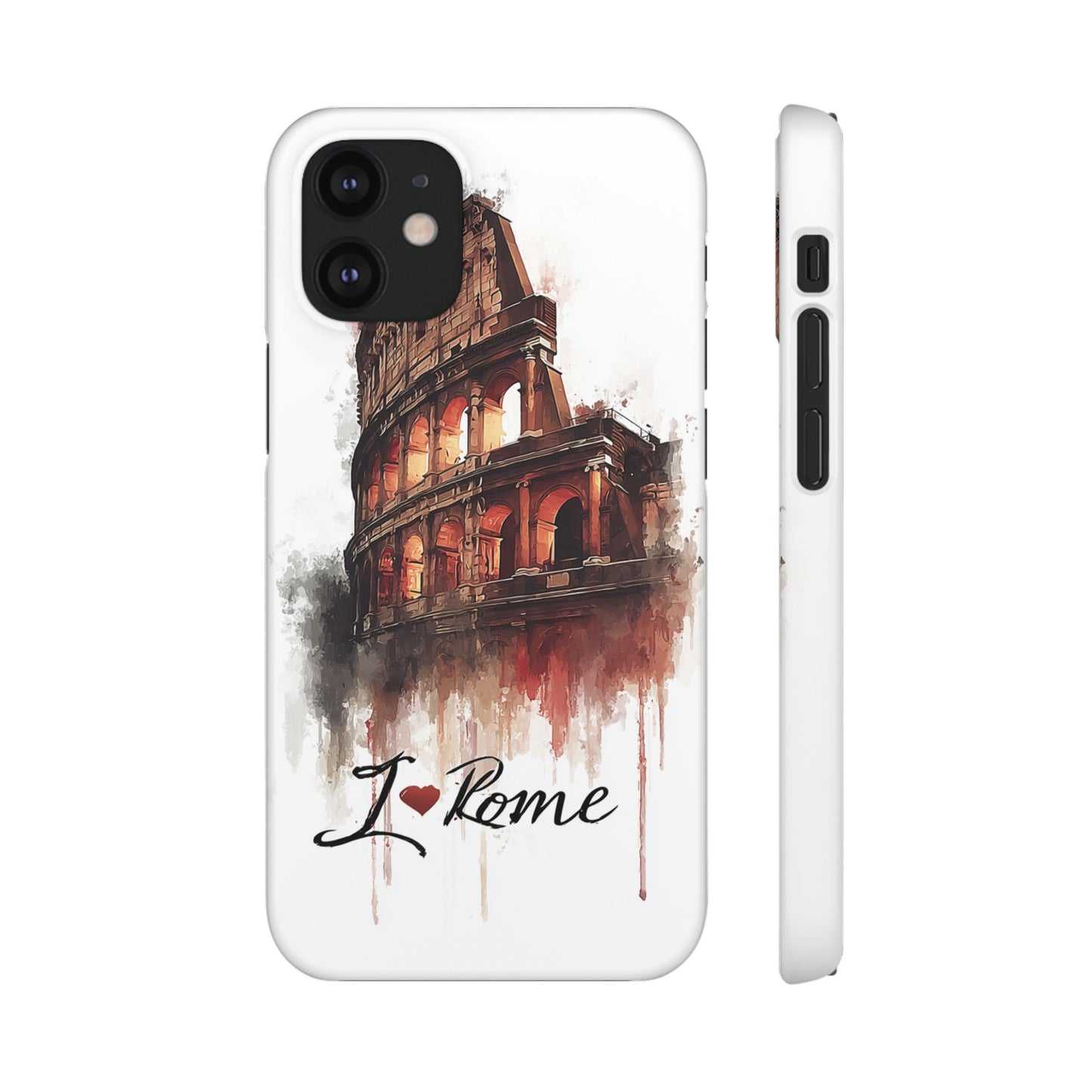 I Love Rome Snap Cases, Urban Phone Covers, Travel Accessories, Gift for Travelers, City Love Merch