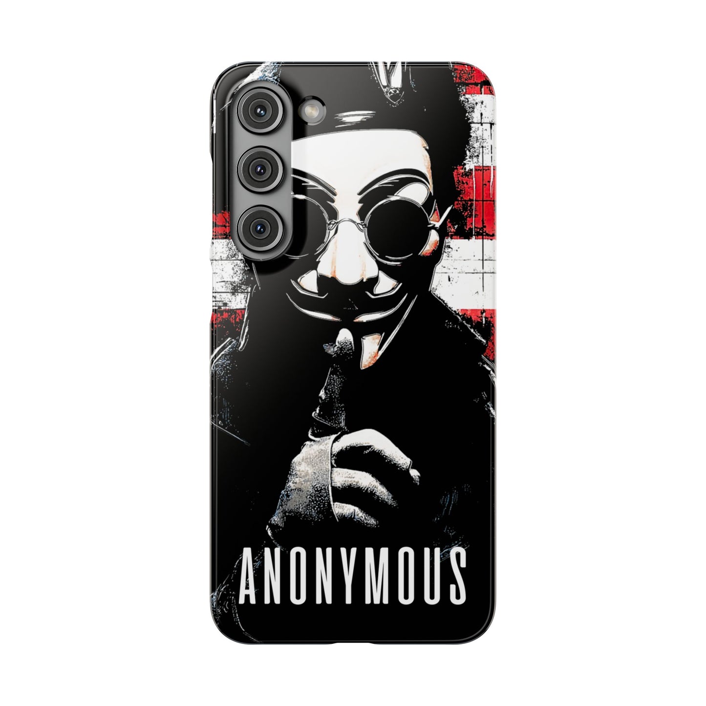 Anonimous & Guy Fawkes Art Snap Case and Protective Phone Cover For iPhone and Samsung