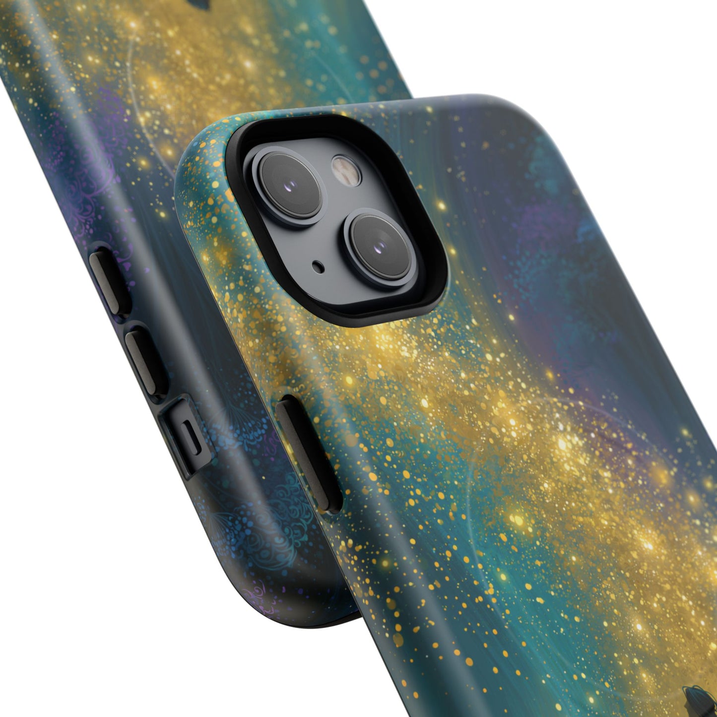 Mystical Nightfall Phone Case — Starry Silhouette Tough Magnetic Case
