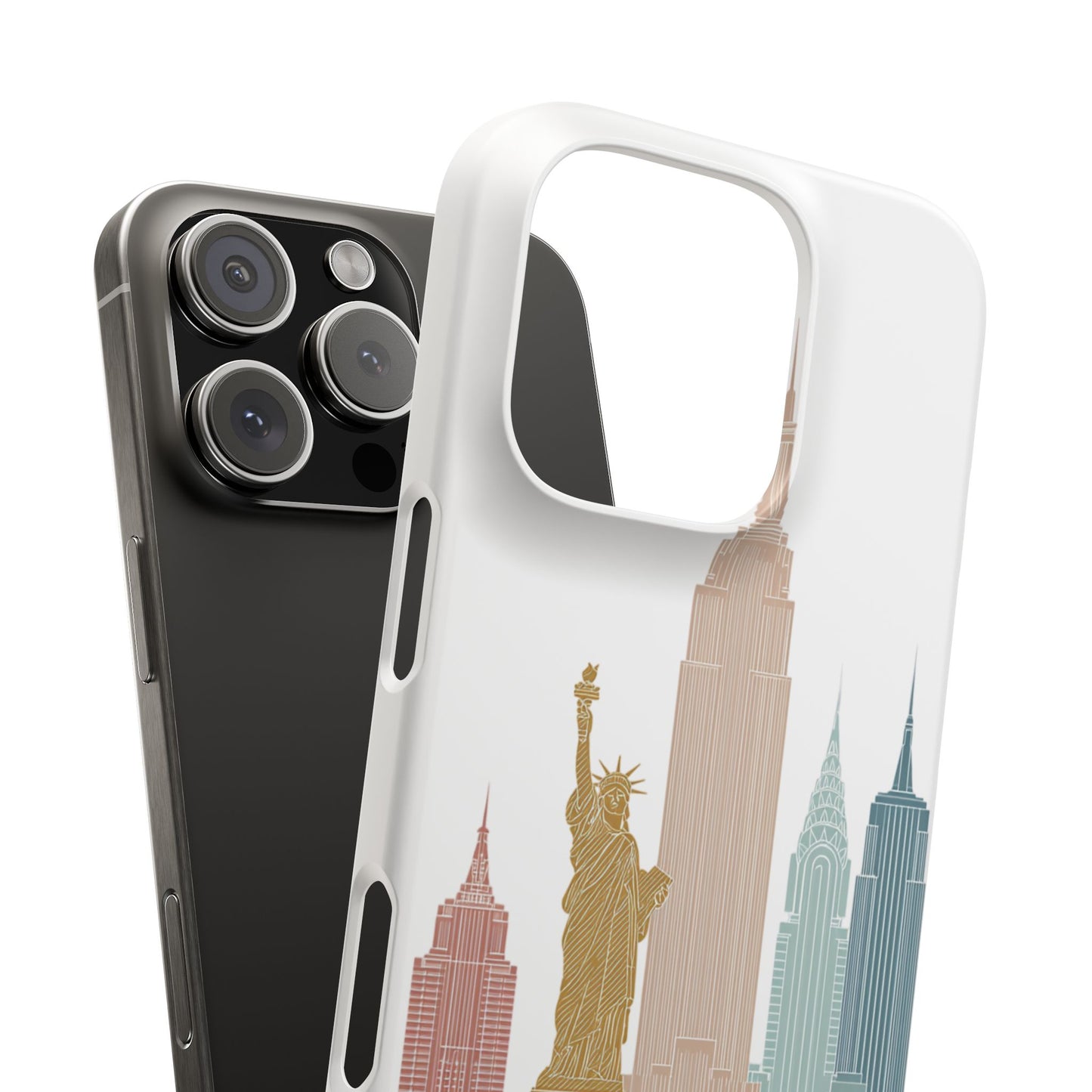 Stylish New York Snap Case, Urban Phone Cover, Cityscape Phone Case, Gift for Travelers, Trendy Protective Case