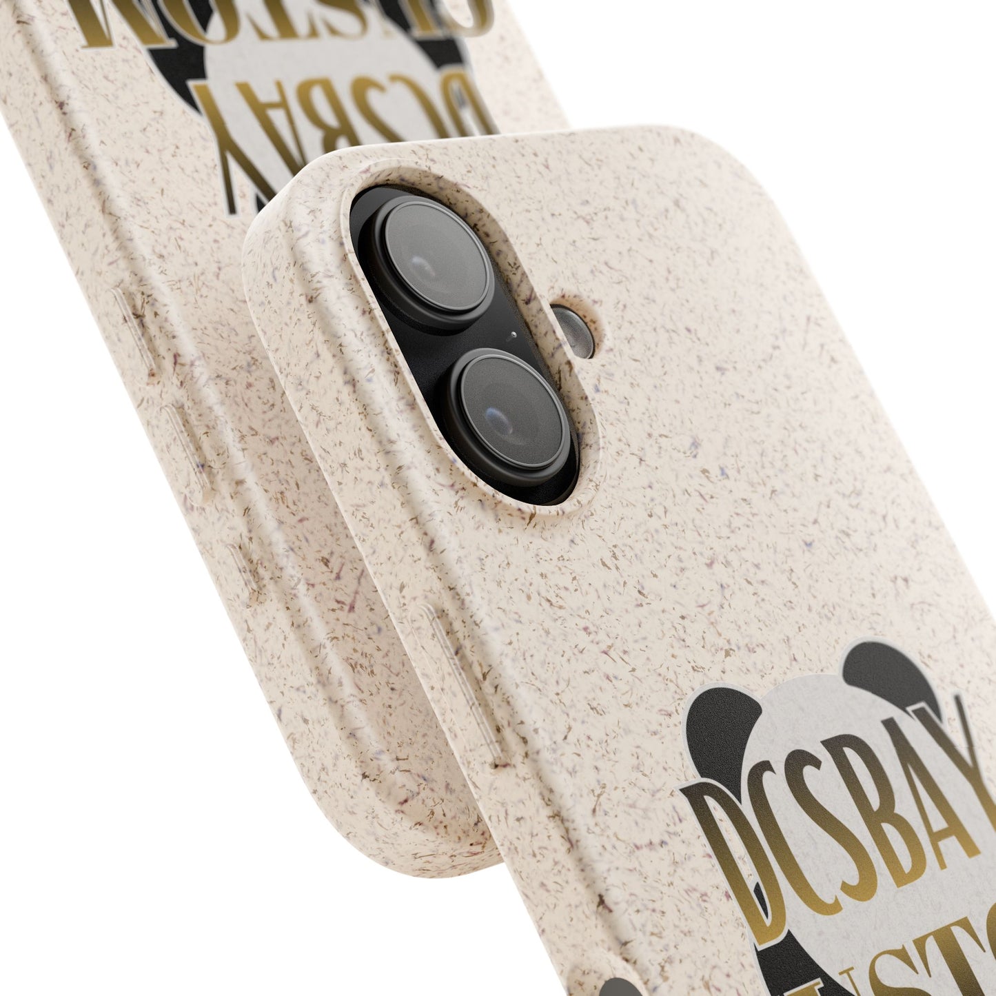 Biodegradable Panda Phone Case — Eco-Friendly Customizable iPhone Cover
