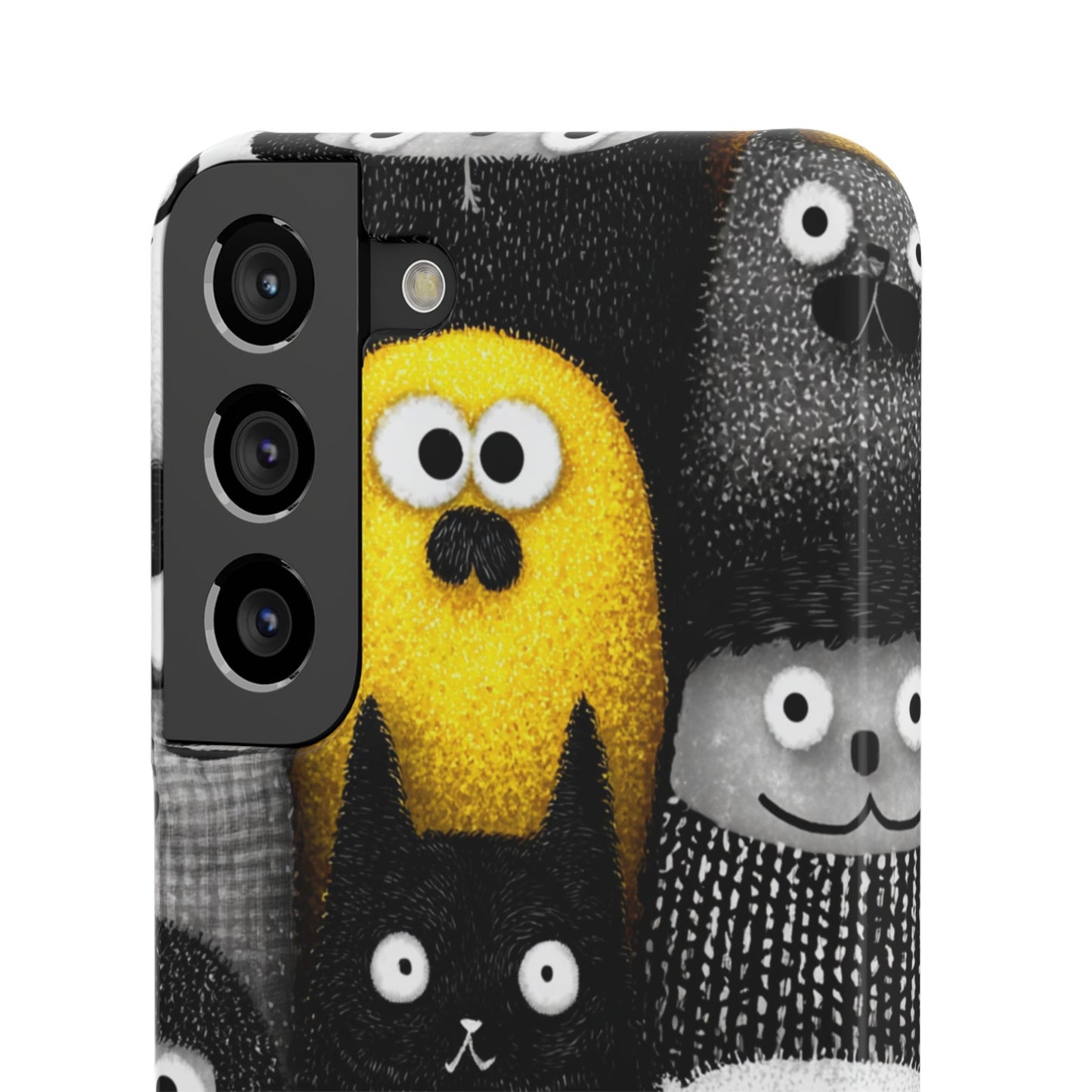 Colorful Character Snap Cases, Cute Phone Cover, Unique Gift for Kids, Fun Accessory, Perfect for Birthdays, Holidays