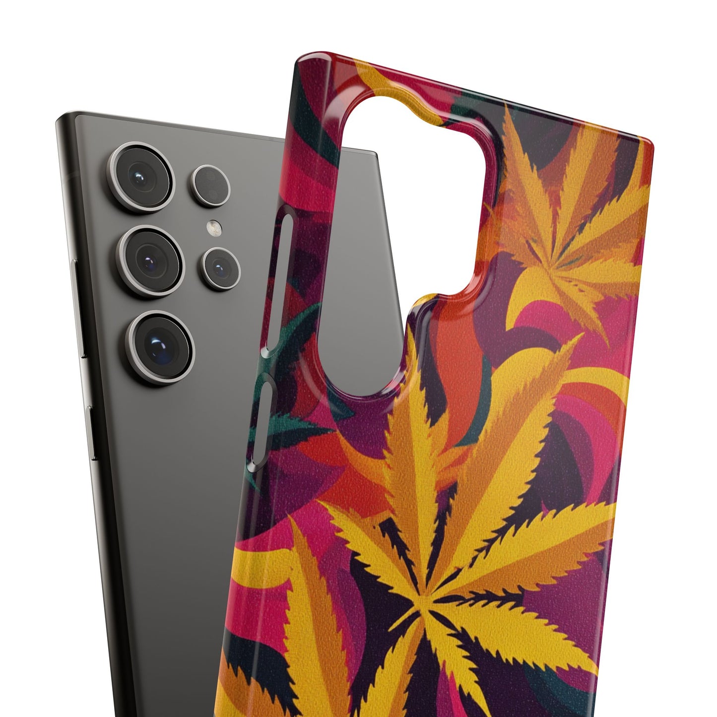 Autumn Vibe Cannabis Snap Case for IPhones and Samsungs Custom