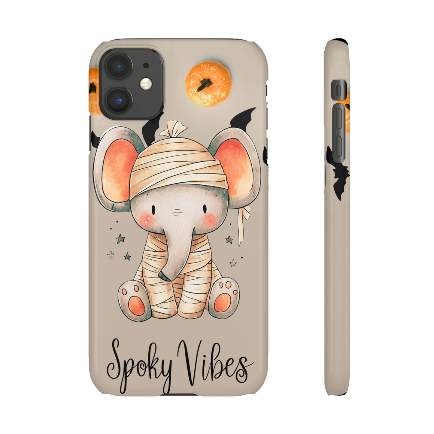 Halloween Vibe Elephant Snap Case for iPhone and Samsung