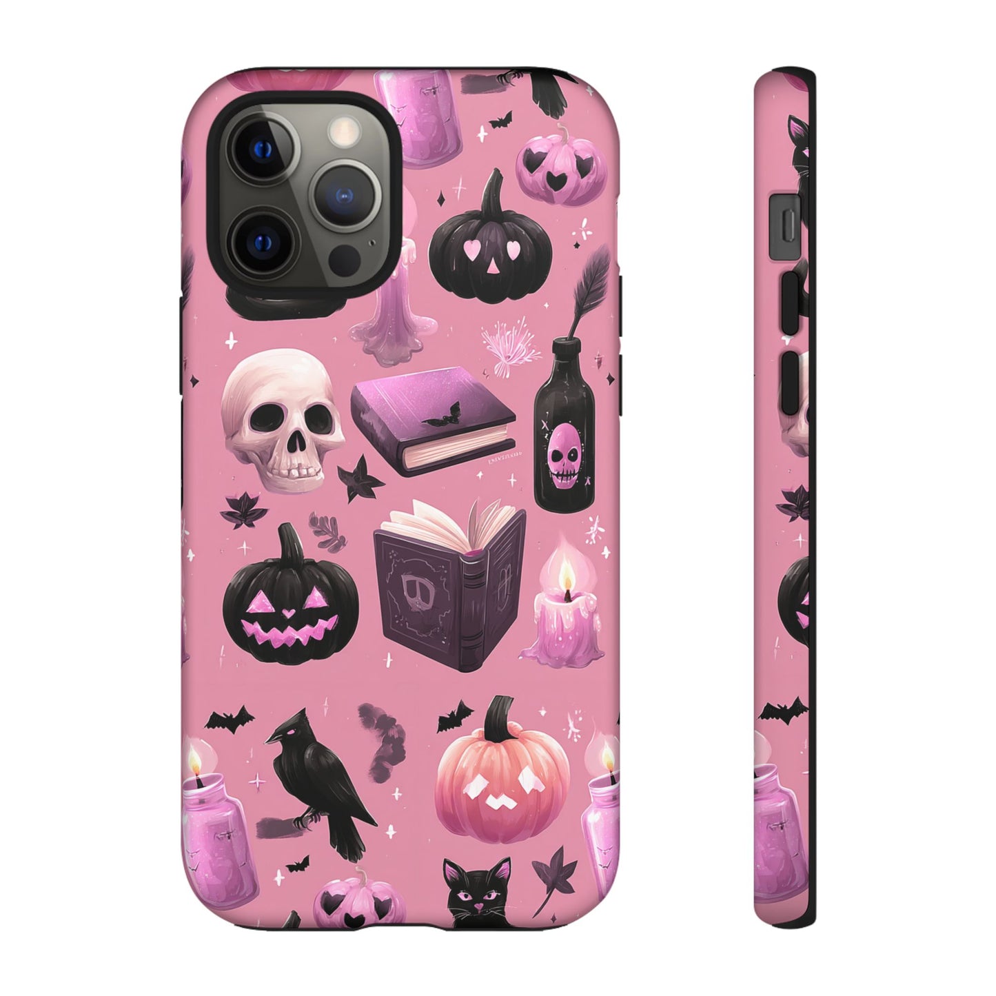 Spooky Phone Case - Halloween Design, Cute Costume Accessory, Fall Decor, Gift for Cat Lovers, Witchy Vibes, Trick or Treat