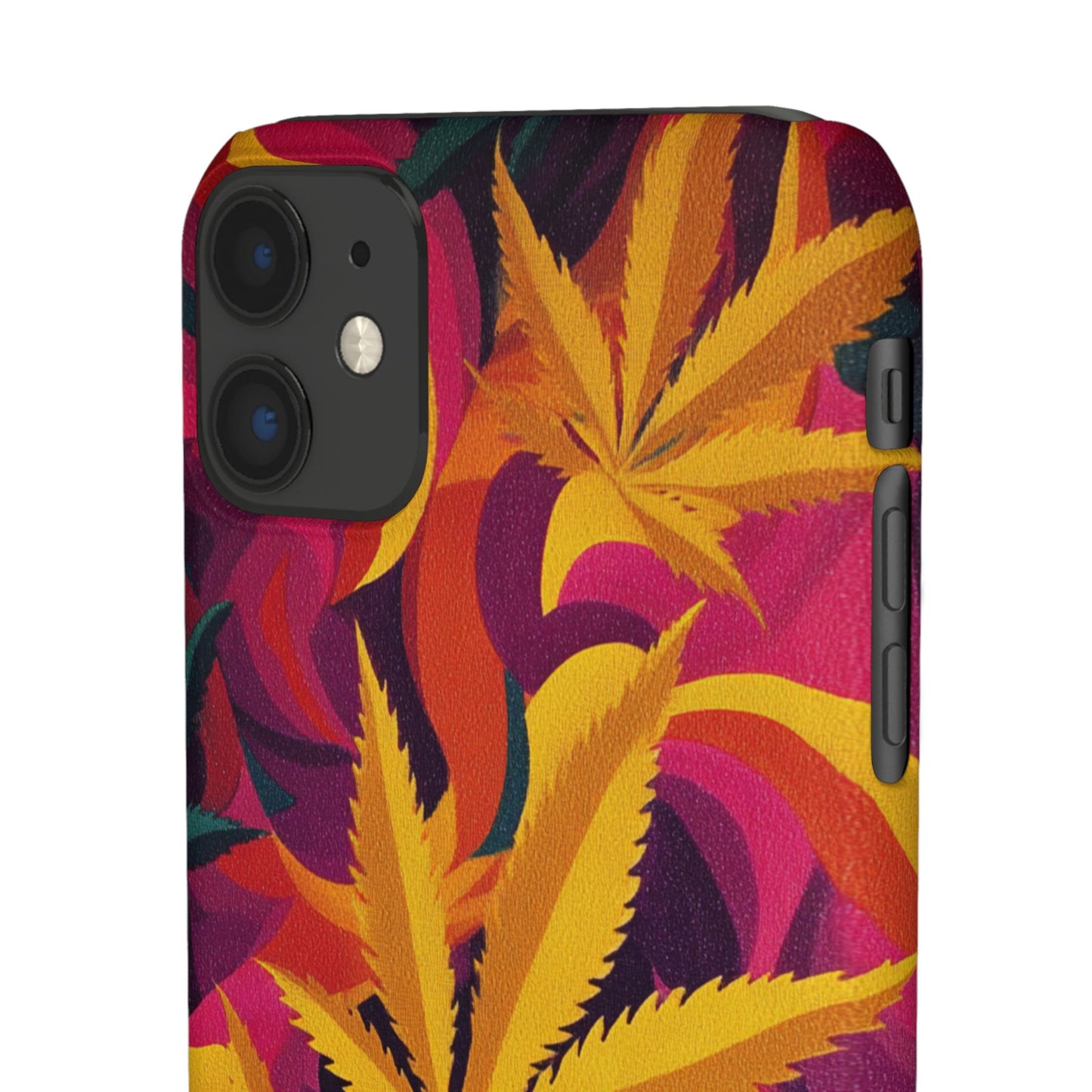 Autumn Vibe Cannabis Snap Case for IPhones and Samsungs Custom