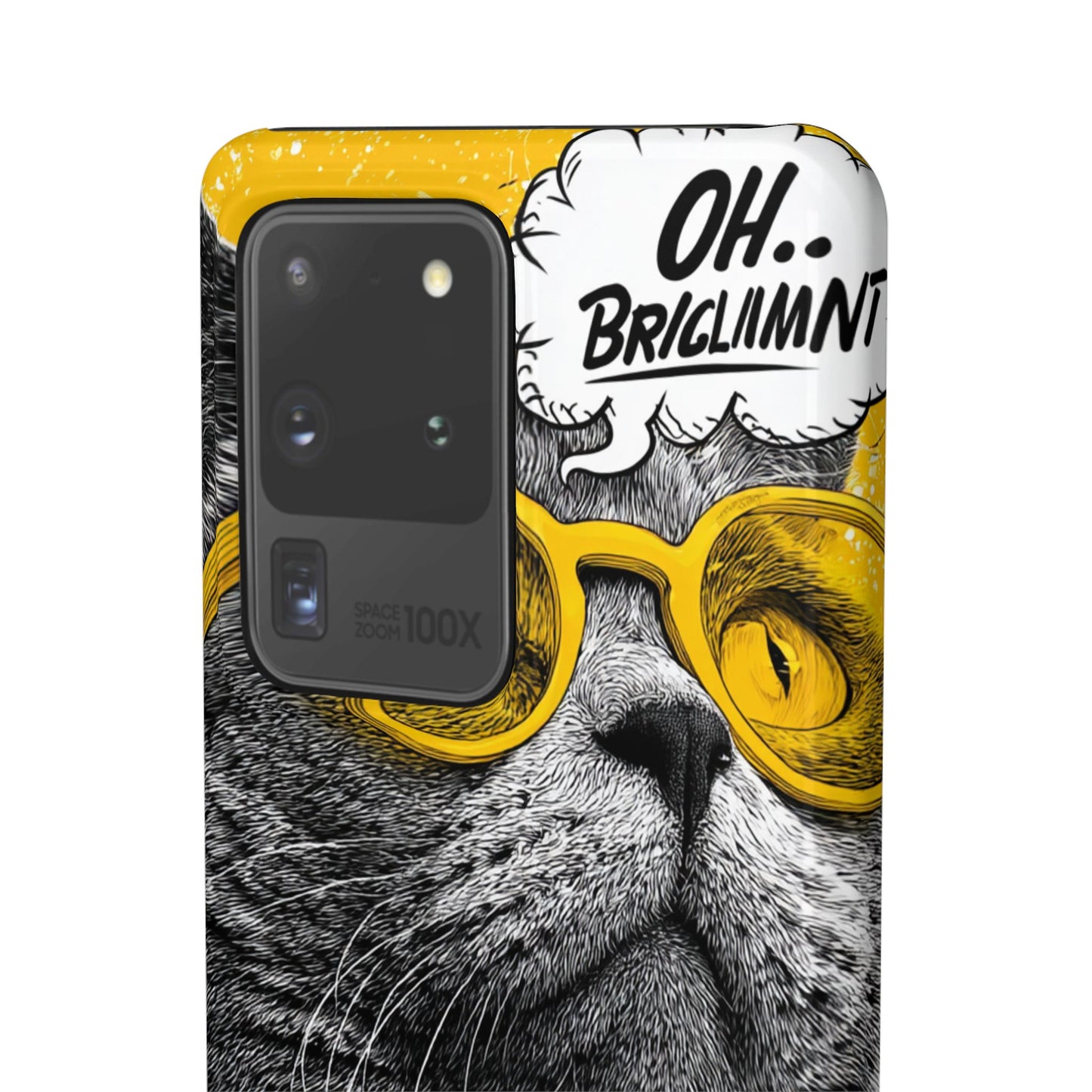 Playful Cat Snap Case - Quirky Phone Cover for Cat Lovers, Gift for Pet Enthusiasts, Funny Accessory for Any Occasion