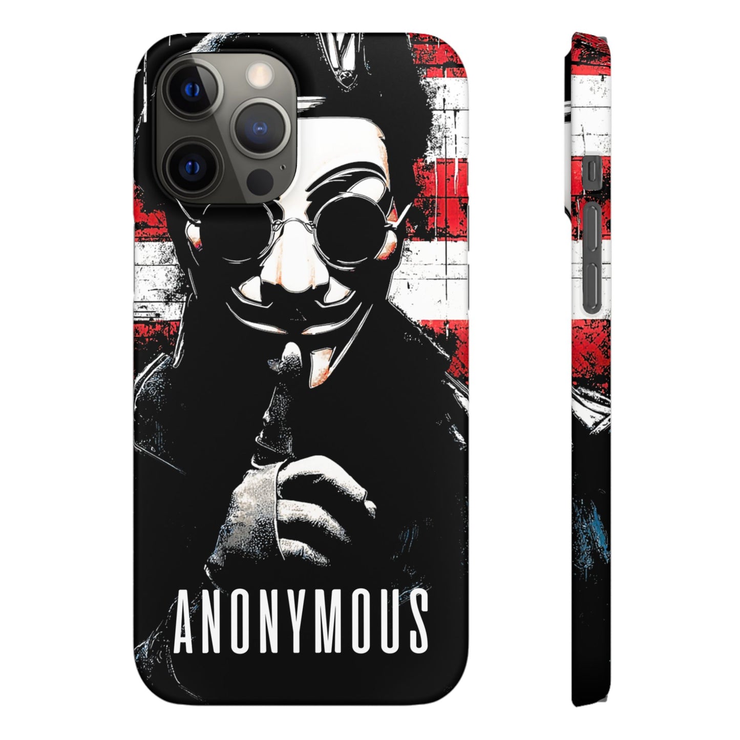 Anonimous & Guy Fawkes Art Snap Case and Protective Phone Cover For iPhone and Samsung