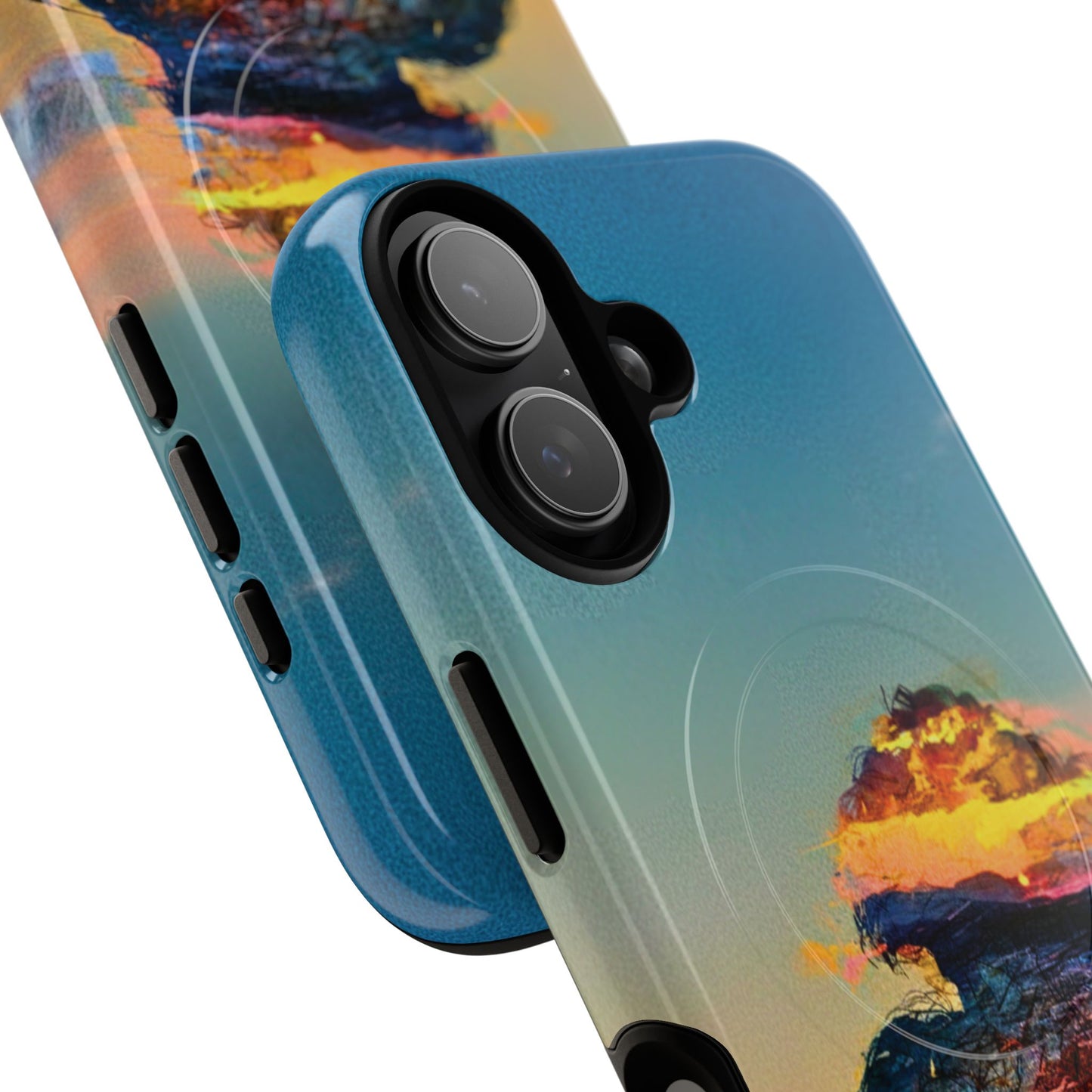 Abstract Sunset Silhouette Tough Magnetic Phone Case