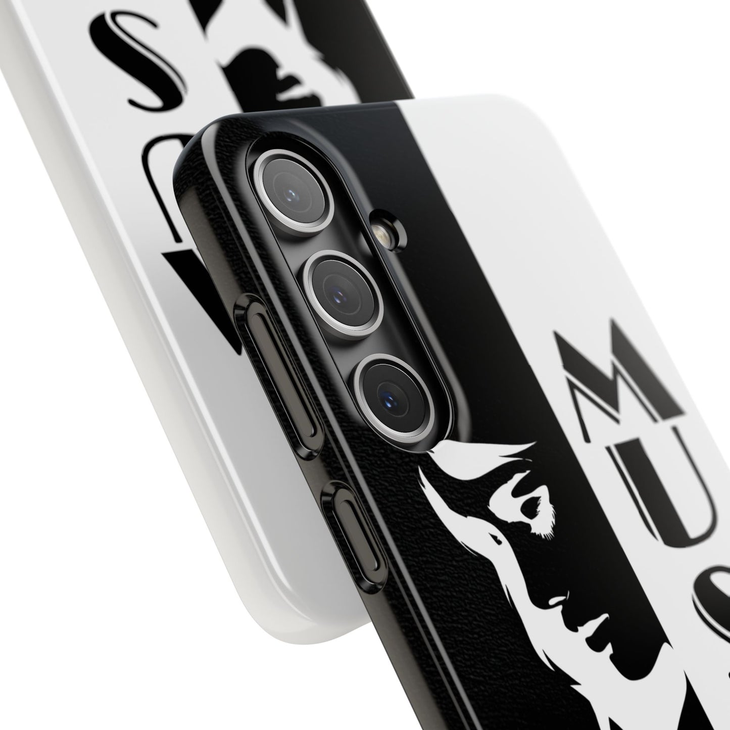 Black And White Bold Muse Snap Case Cover for iPhone and Samsung
