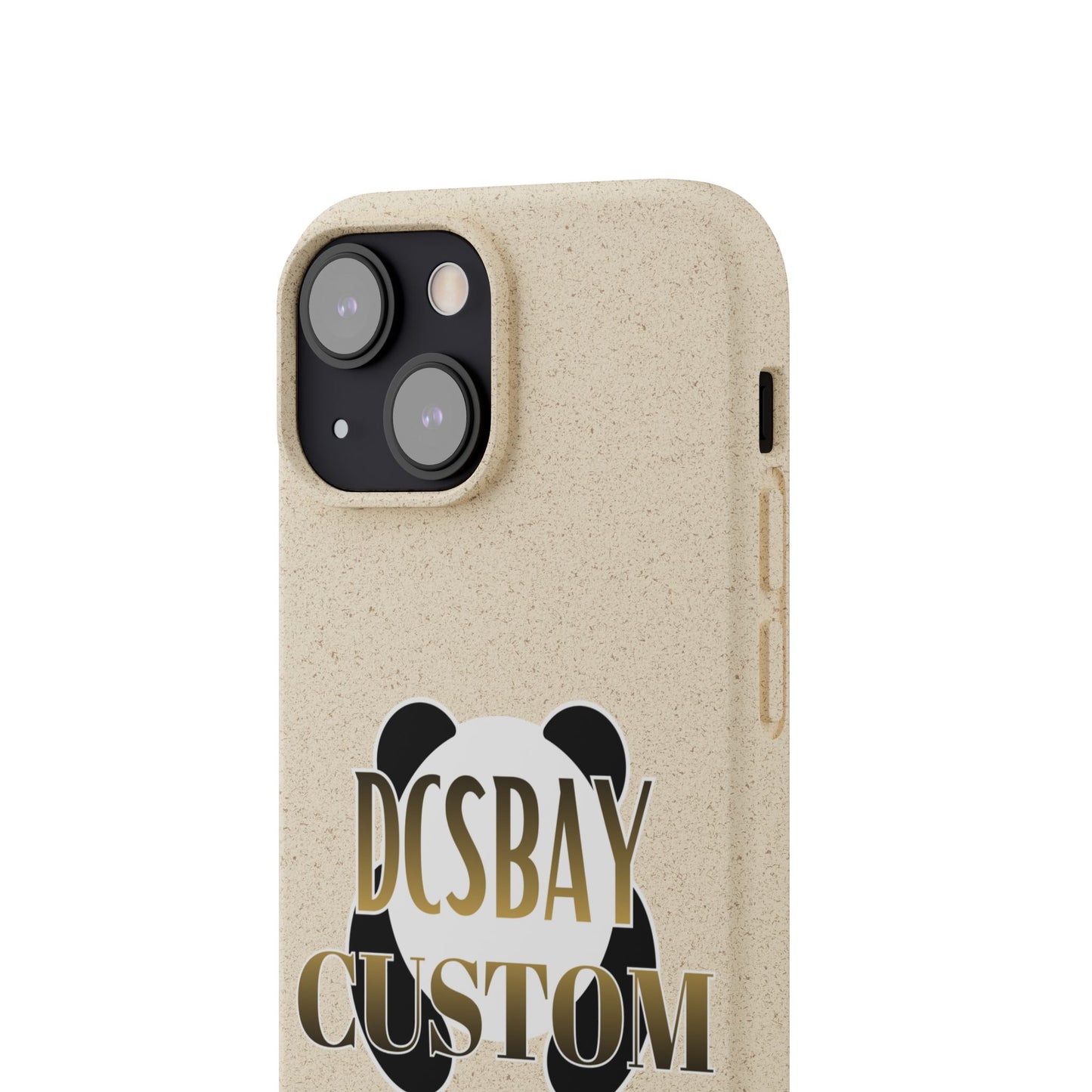 Biodegradable Panda Phone Case — Eco-Friendly Customizable iPhone Cover