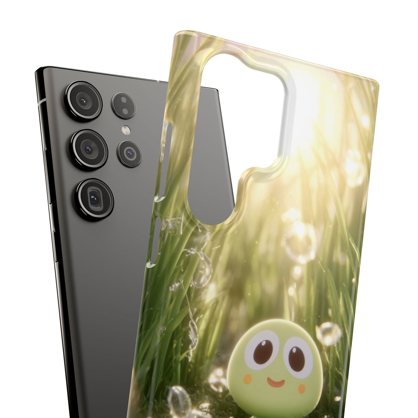 Cute Nature-Inspired Snap Case, Cartoon Phone Cover, Eco-Friendly Gift, Fun Accessory, Personalized Phone Case, Nature Lover's Gift