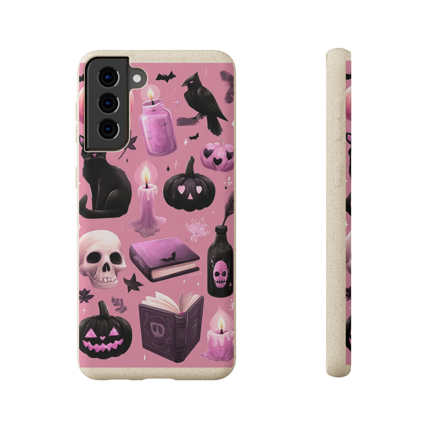 Halloween-Inspired Biodegradable Phone Case, Eco-Friendly Cell Phone Cover, Cute Goth Aesthetic Gift, Sustainable Halloween Decor, [...]