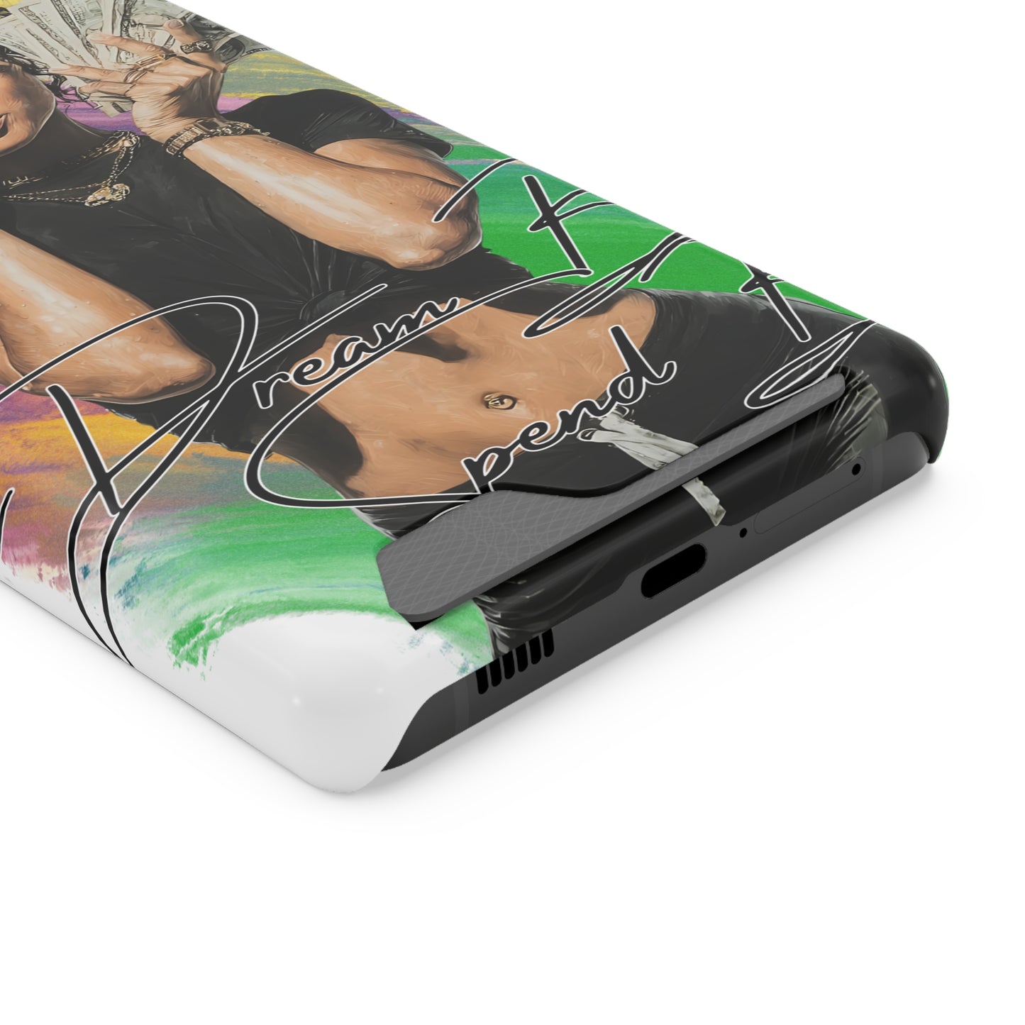 Vibrant Phone Case with Card Holder - Dream Big, Stylish Accessory for Teens & Young Adults, Perfect Gift for Birthdays, Graduations, [...]