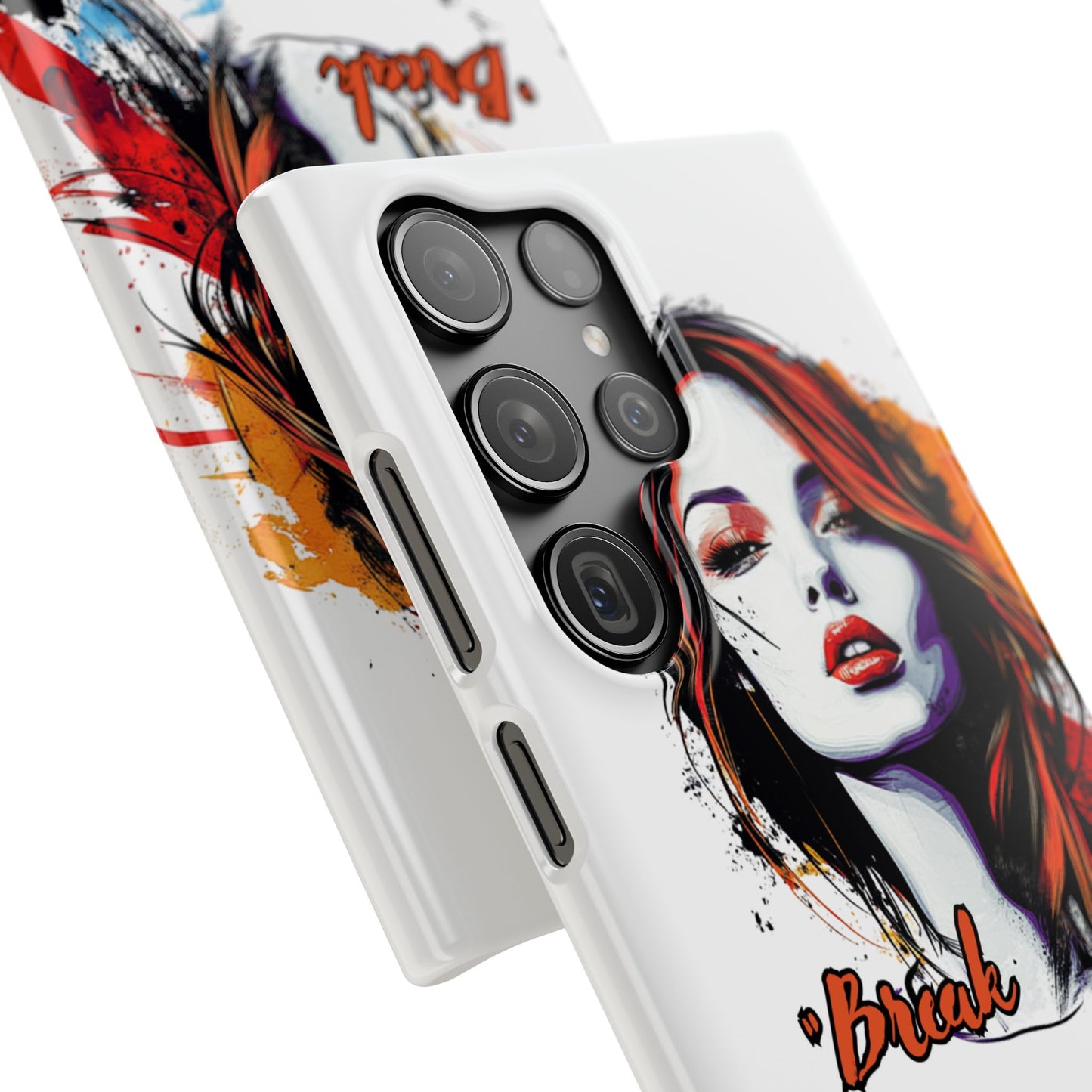 Empowering Art Snap Cases, Phone Cover, Break the Chains of Silence, Unique Gift, Inspirational Tech Accessories