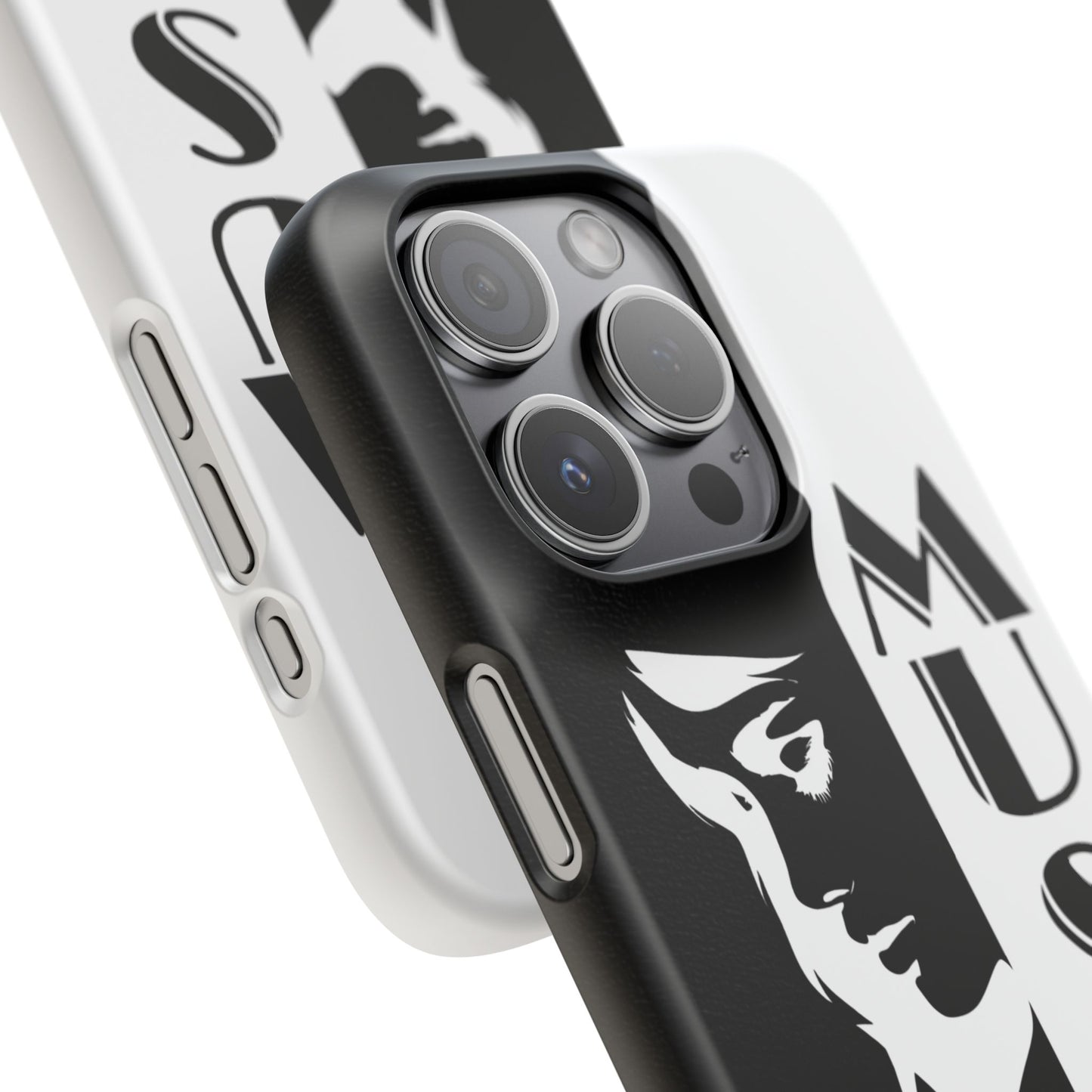 Black And White Bold Muse Snap Case Cover for iPhone and Samsung