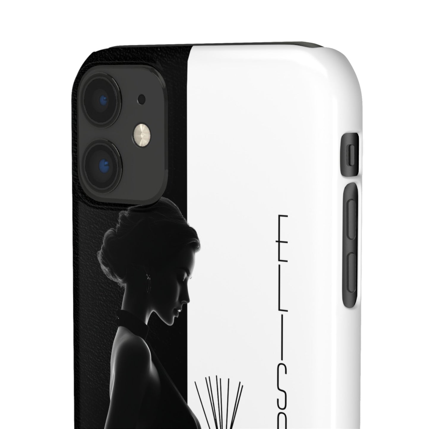 Custom Black and White Snap Case for Women Phone Cover for iPhone and Samsung
