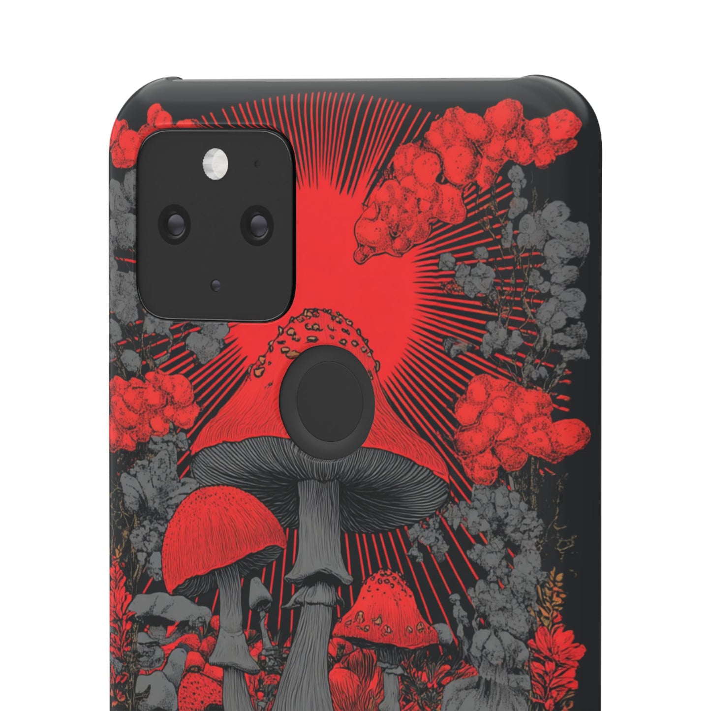 Fantasy Mushroom Snap Case Custom Phone Cover for iPhone and Samsung Mate and Glossy Avvialable