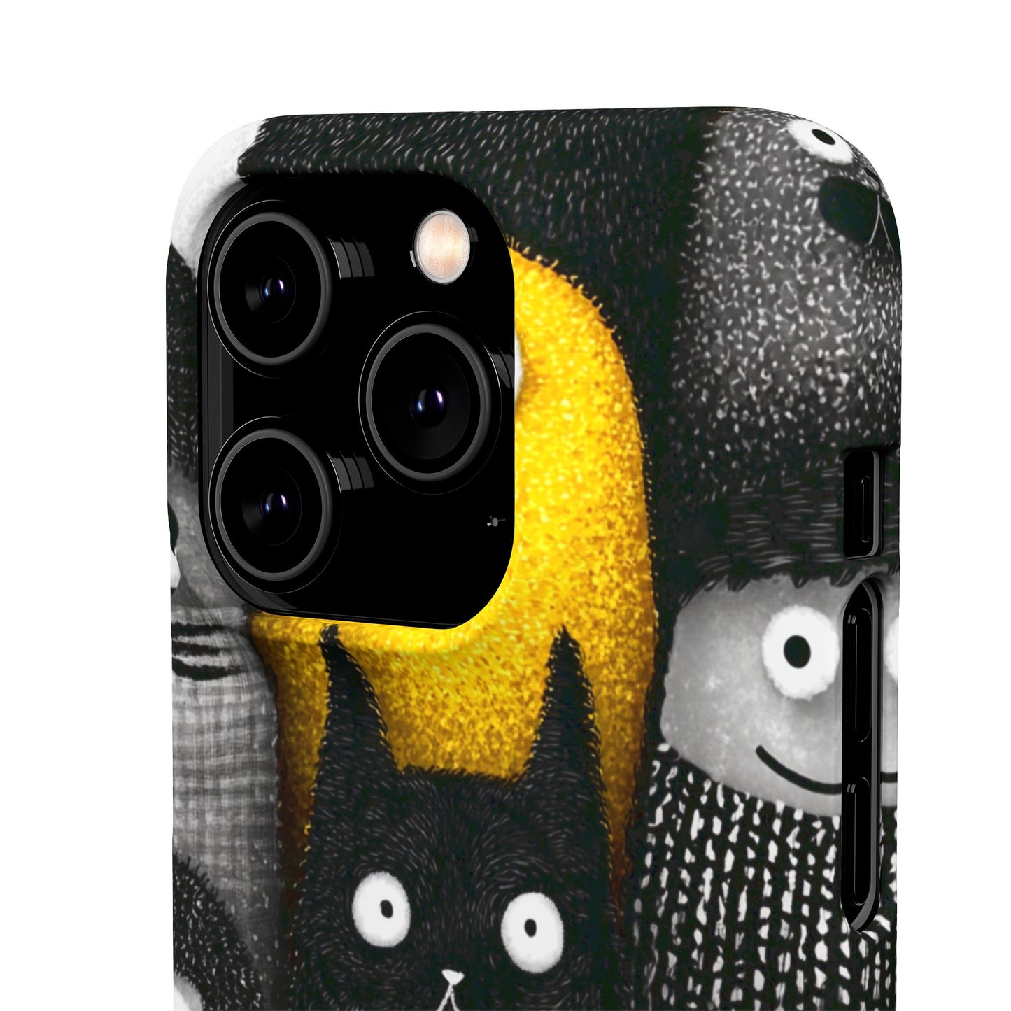 Colorful Character Snap Cases, Cute Phone Cover, Unique Gift for Kids, Fun Accessory, Perfect for Birthdays, Holidays