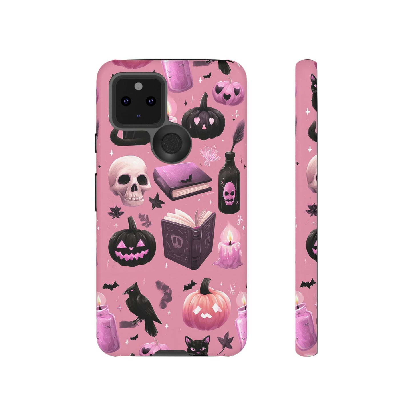 Spooky Phone Case - Halloween Design, Cute Costume Accessory, Fall Decor, Gift for Cat Lovers, Witchy Vibes, Trick or Treat
