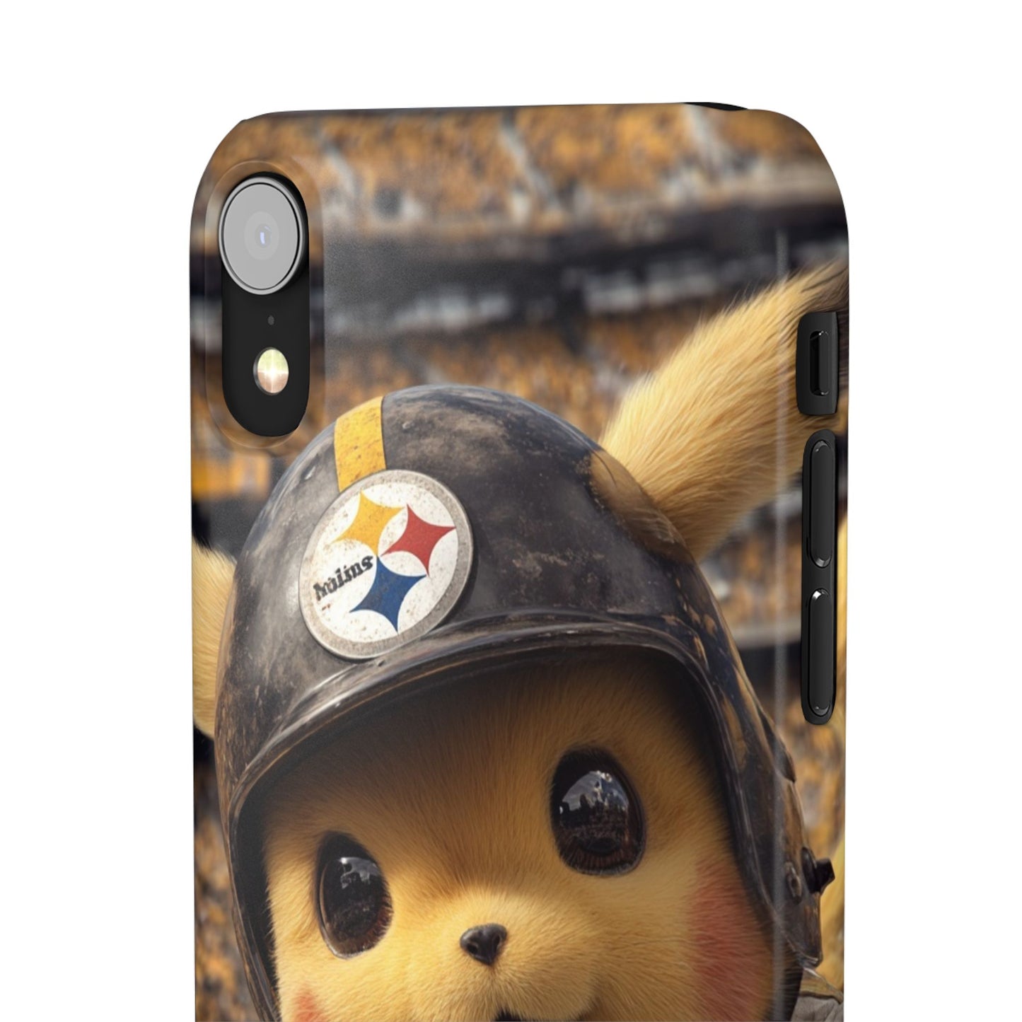 Fun Character Sports Snap Case, Phone Case, Fun Tech Accessory, Cute Gift for Gamers, Football Lovers, Kids.