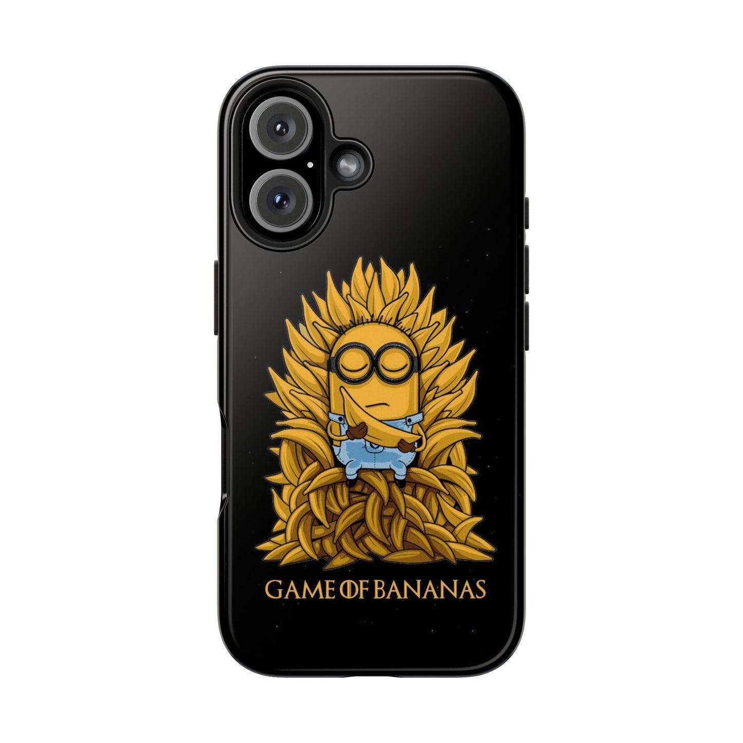 Game of BANANAS iPhone 17 Tough Phone Case | Vintage Black