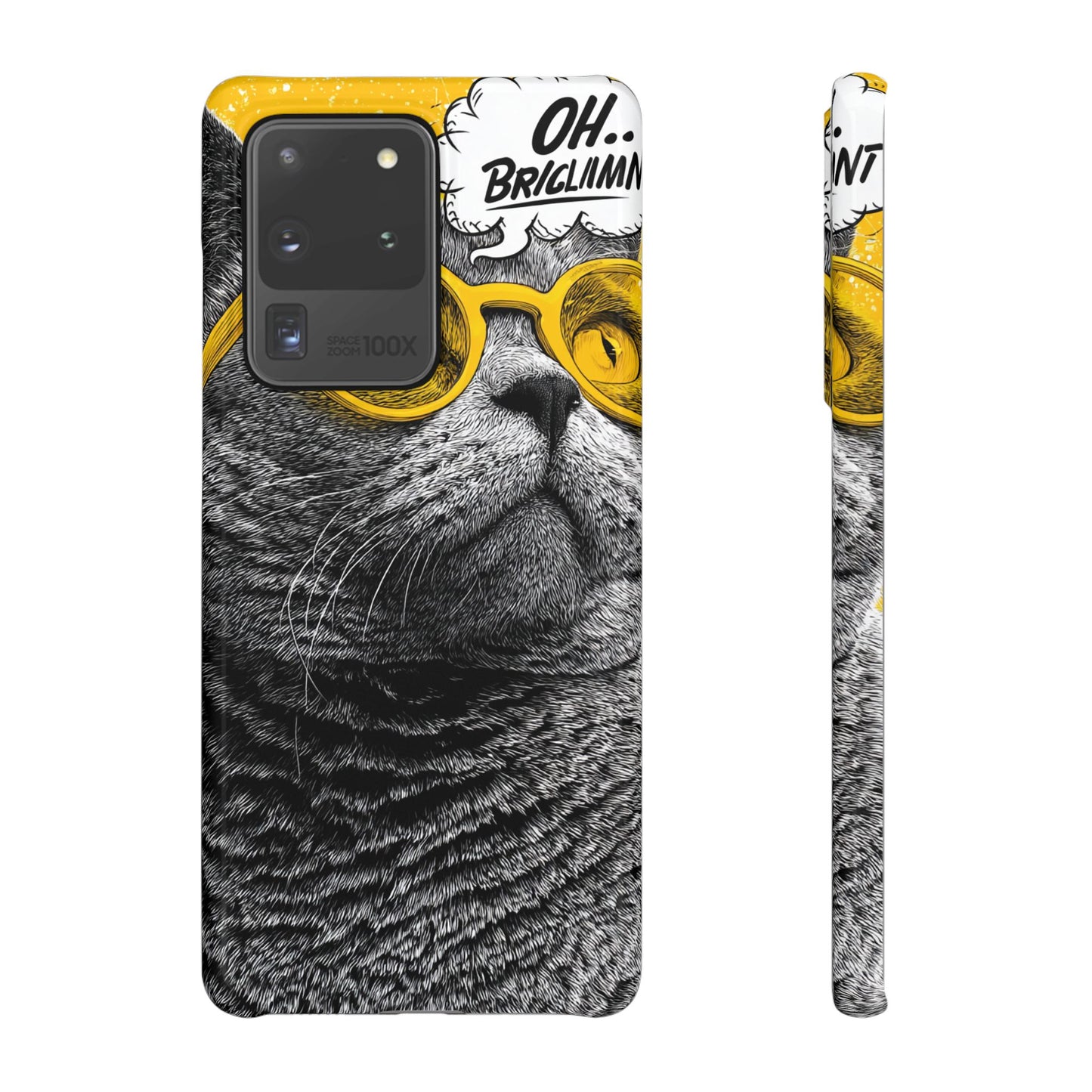 Playful Cat Snap Case - Quirky Phone Cover for Cat Lovers, Gift for Pet Enthusiasts, Funny Accessory for Any Occasion